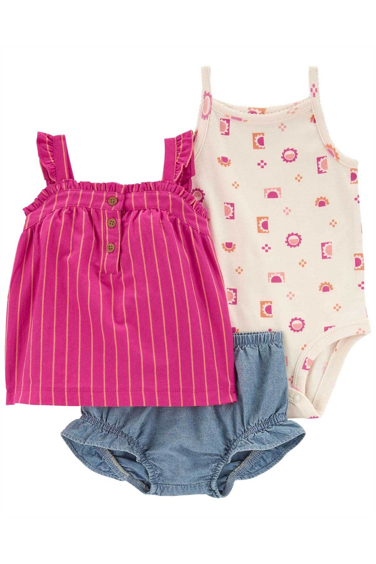 Carter's Kız Bebek Alt Üst Set