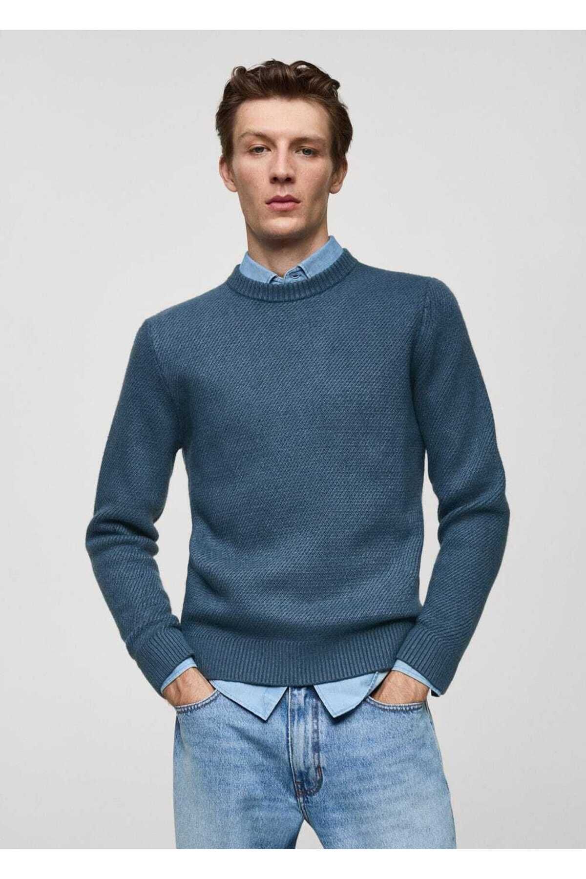 MANGO Man Regular fit triko kazak