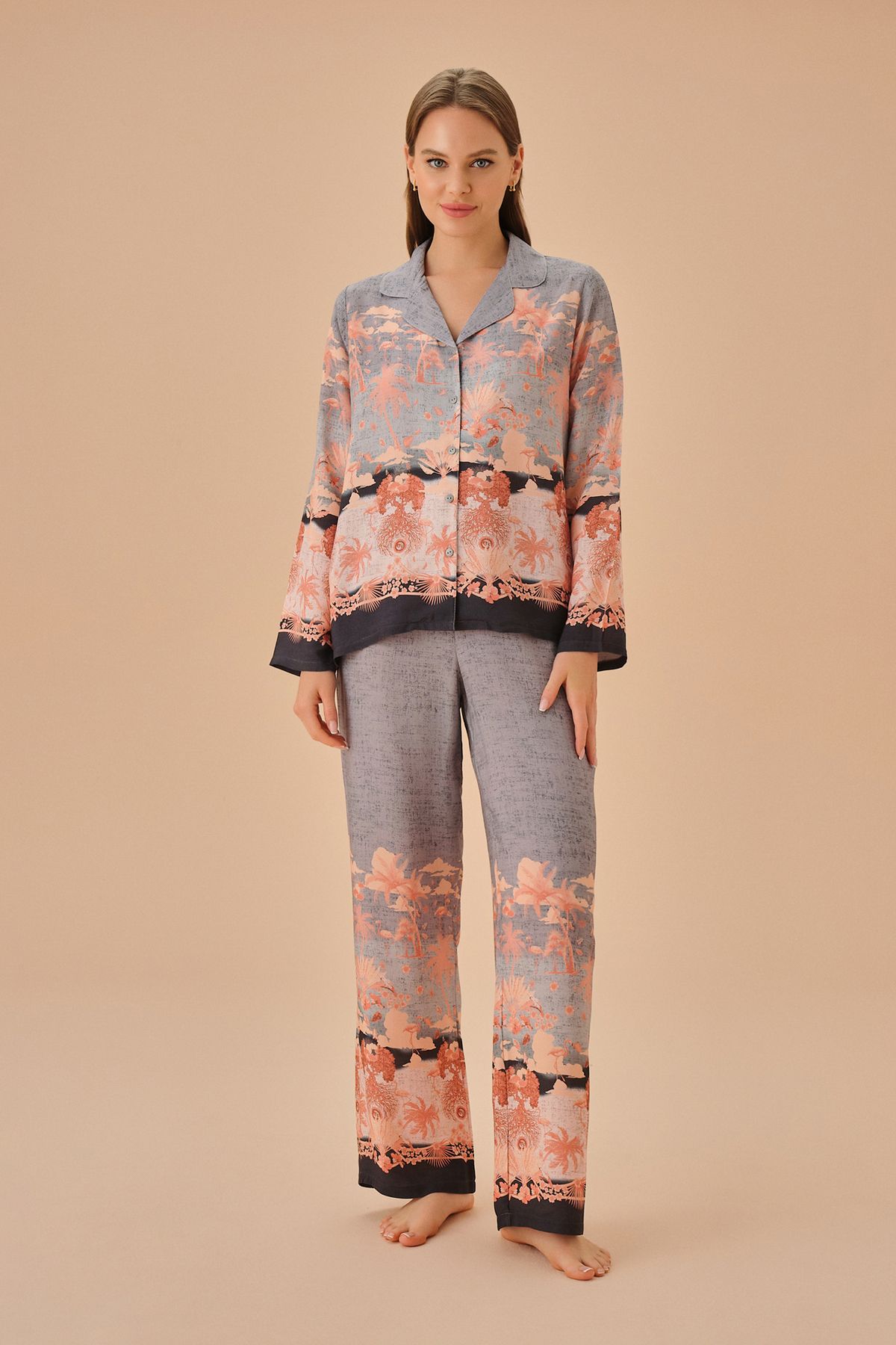 Suwen Paradise Maskülen Pijama Takımı