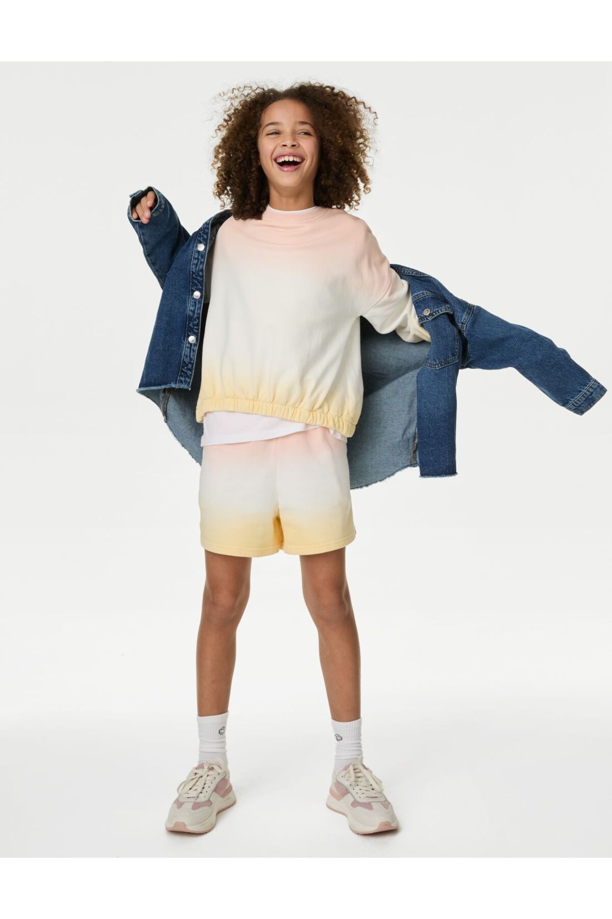 Marks & Spencer Pamuklu Örme Şort (6-16 Yaş)