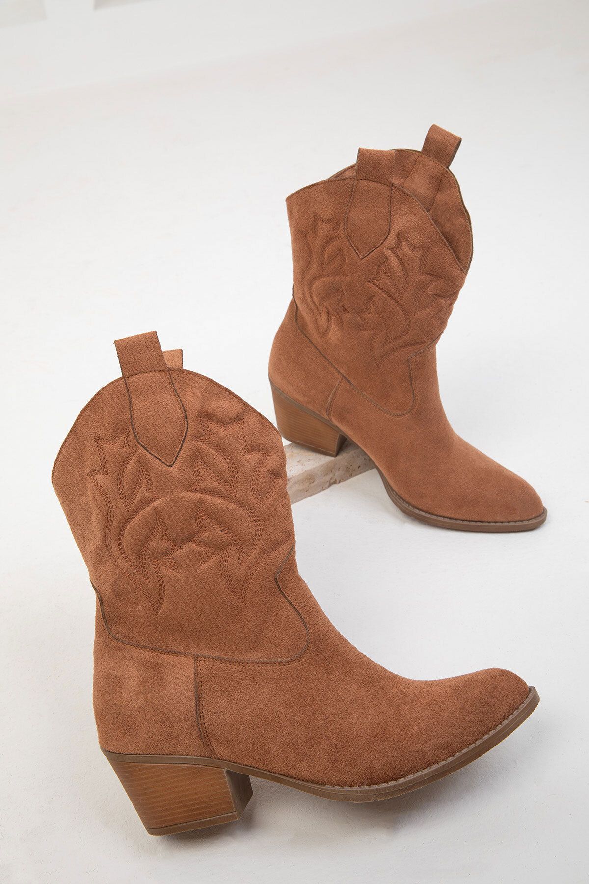 SOHO Taba Süet Kadın Bot & Bootie 19803