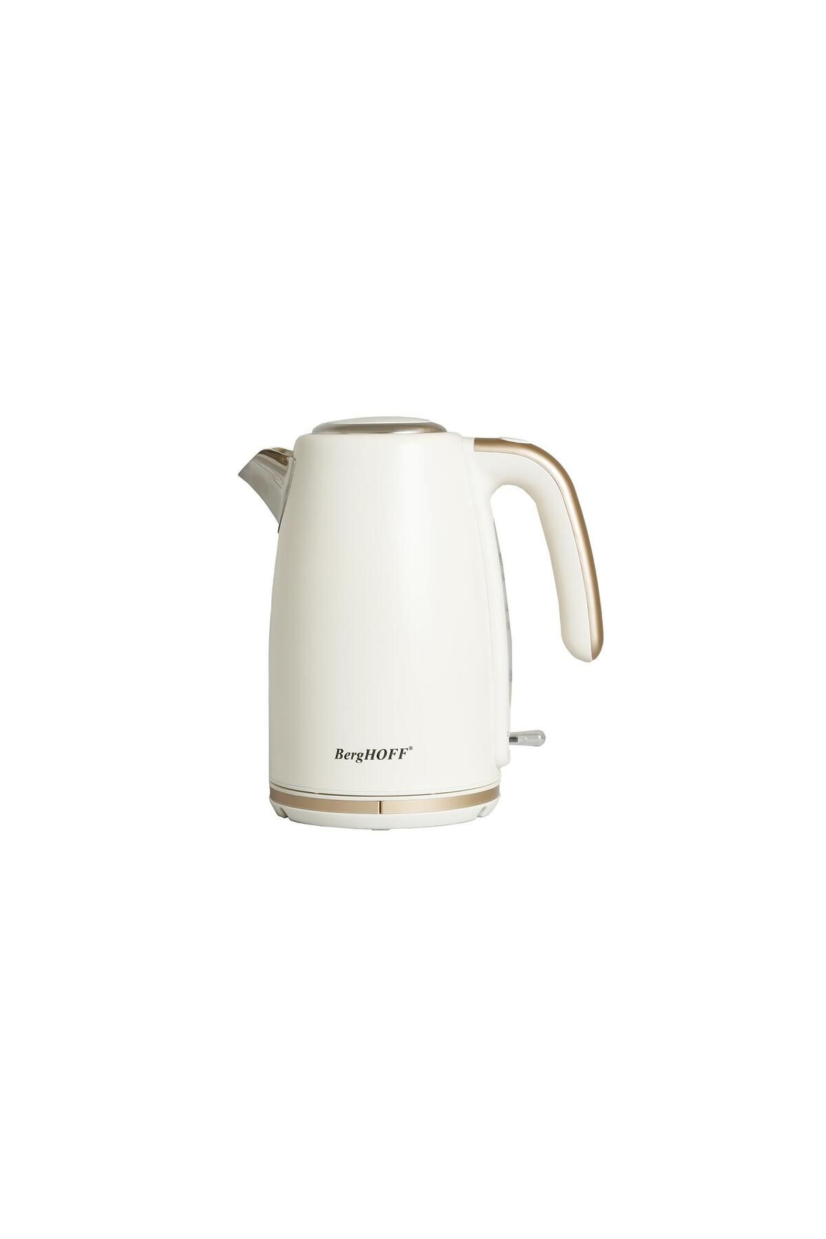 Berghoff Gem Pearl 1.7 Litre Vanilya Krem Rengi Gold Modern Su Isıtıcı