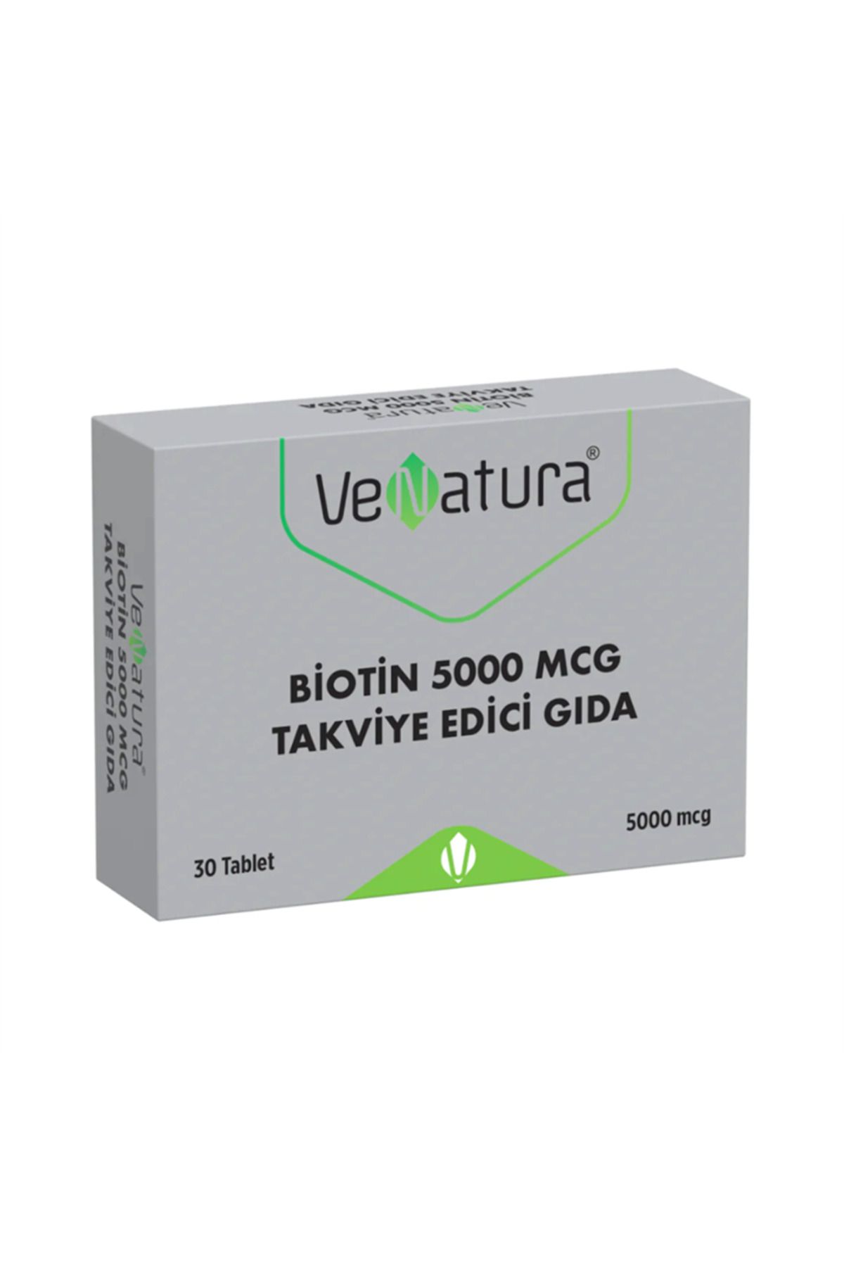 Venatura Biotin 5000 Mcg Takviye Edici Gıda 30 Tablet