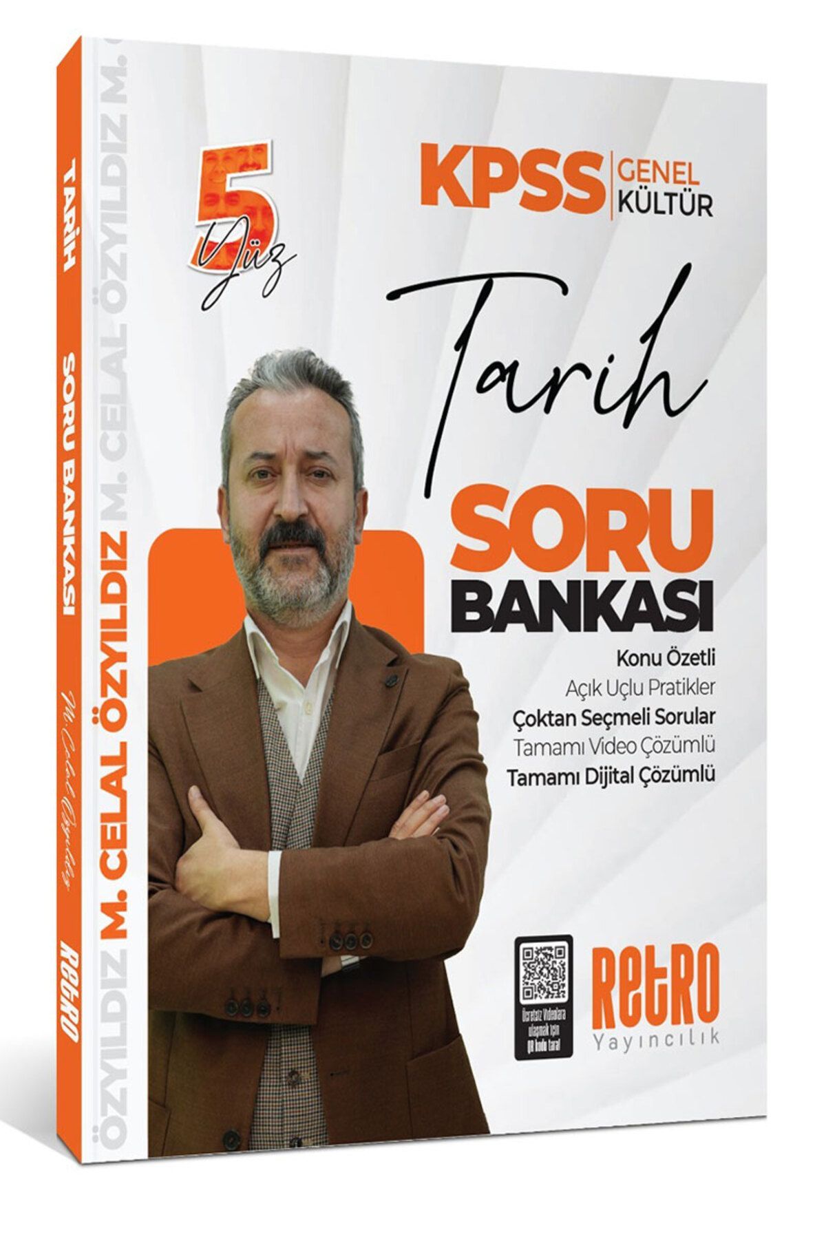RETRO YAYINCILIK 2025 KPSS Genel Yetenek 5Yüz Tarih Soru Bankası Tamamı Video Çözümlü Retro Yayınları