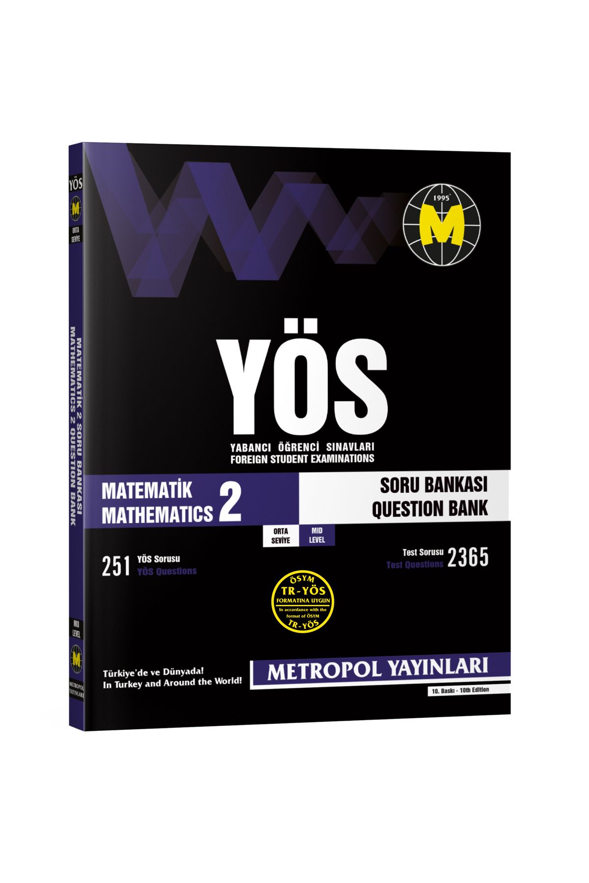 Metropol Yayınları Tr-yös Matematik-2 Soru Bankası (ORTA SEVİYE)