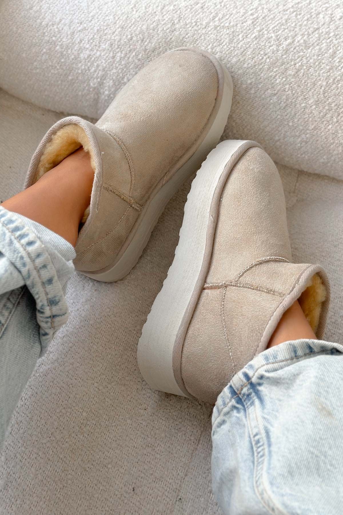 Shoebutik Muffin Bej Bot