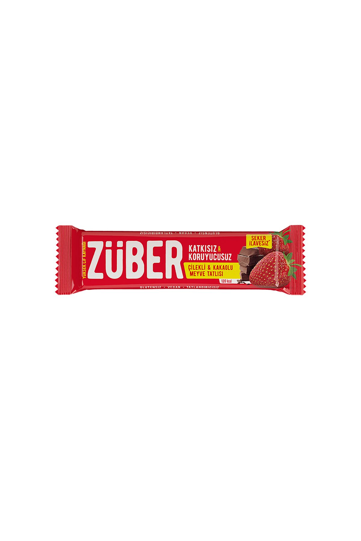 Züber Çilekli ve Kakaolu Bar (40 g) x6 Adet