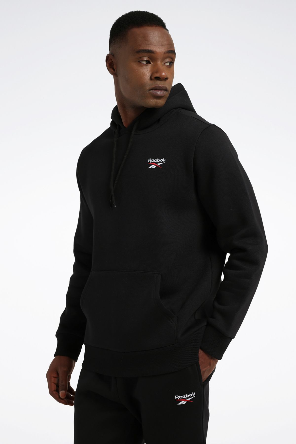 Reebok RBK ARNAMO HOODIE SWEAT Siyah Erkek Sweatshirt