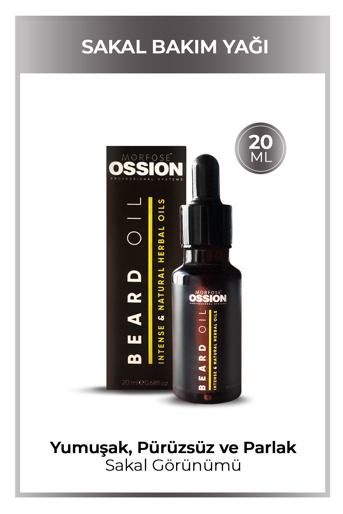Ossion Ossıon Premıum Barber Lıne Sakal Bakım Yağı 20 ml
