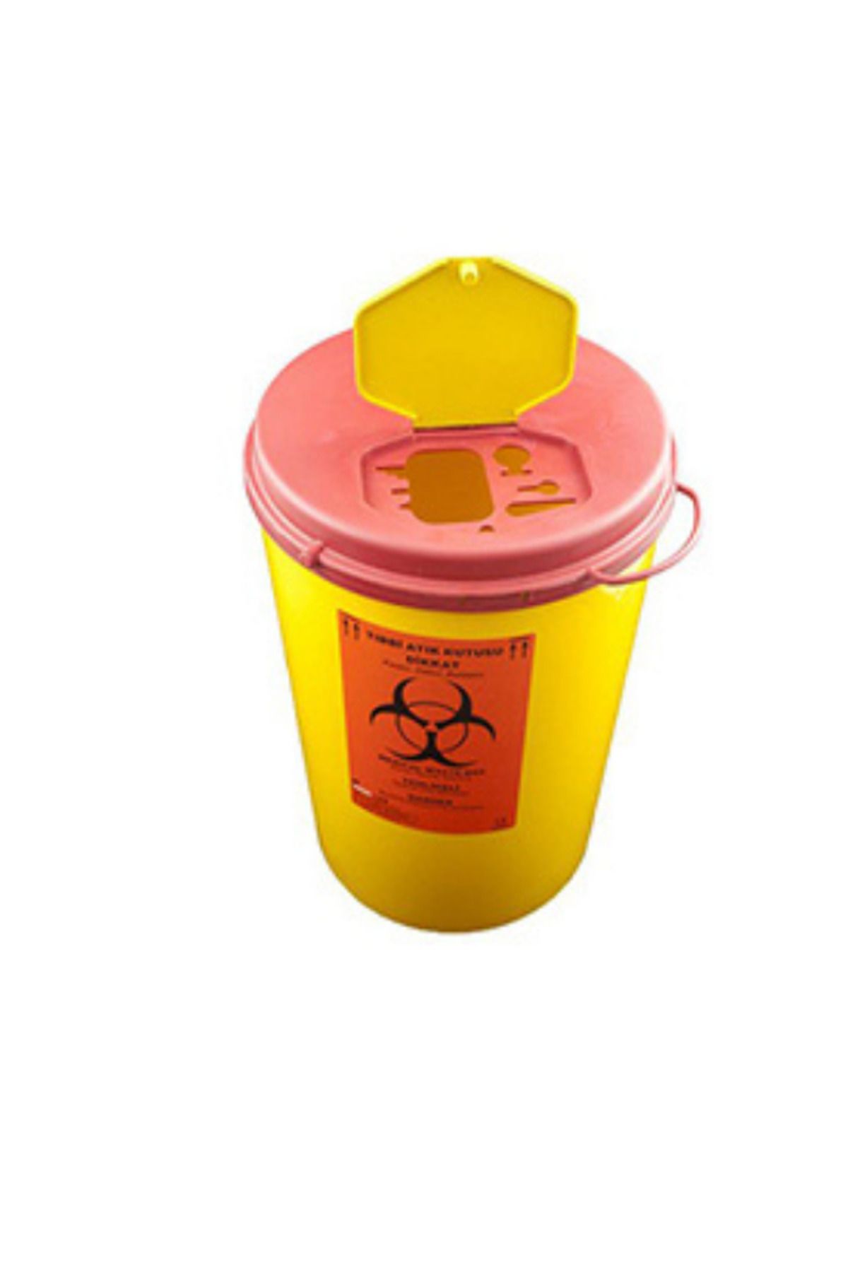 MedPride Tıbbi Atık Kutusu - Kovası Plastik 10 Adet Kilitli Kapak 1.3 Litre 10 Adet