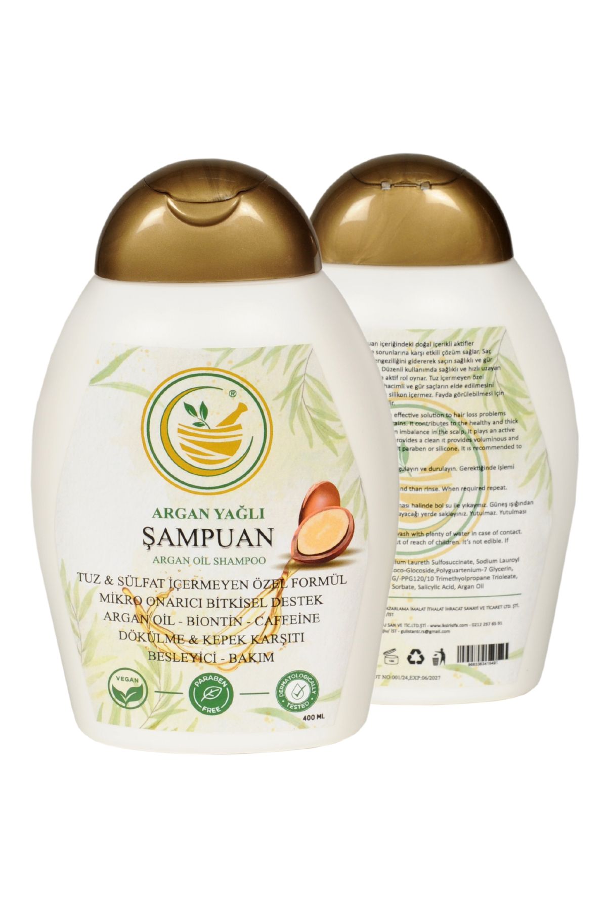iksir i şifa vesile 2010 Argan Yağlı Bitkisel Şampuan