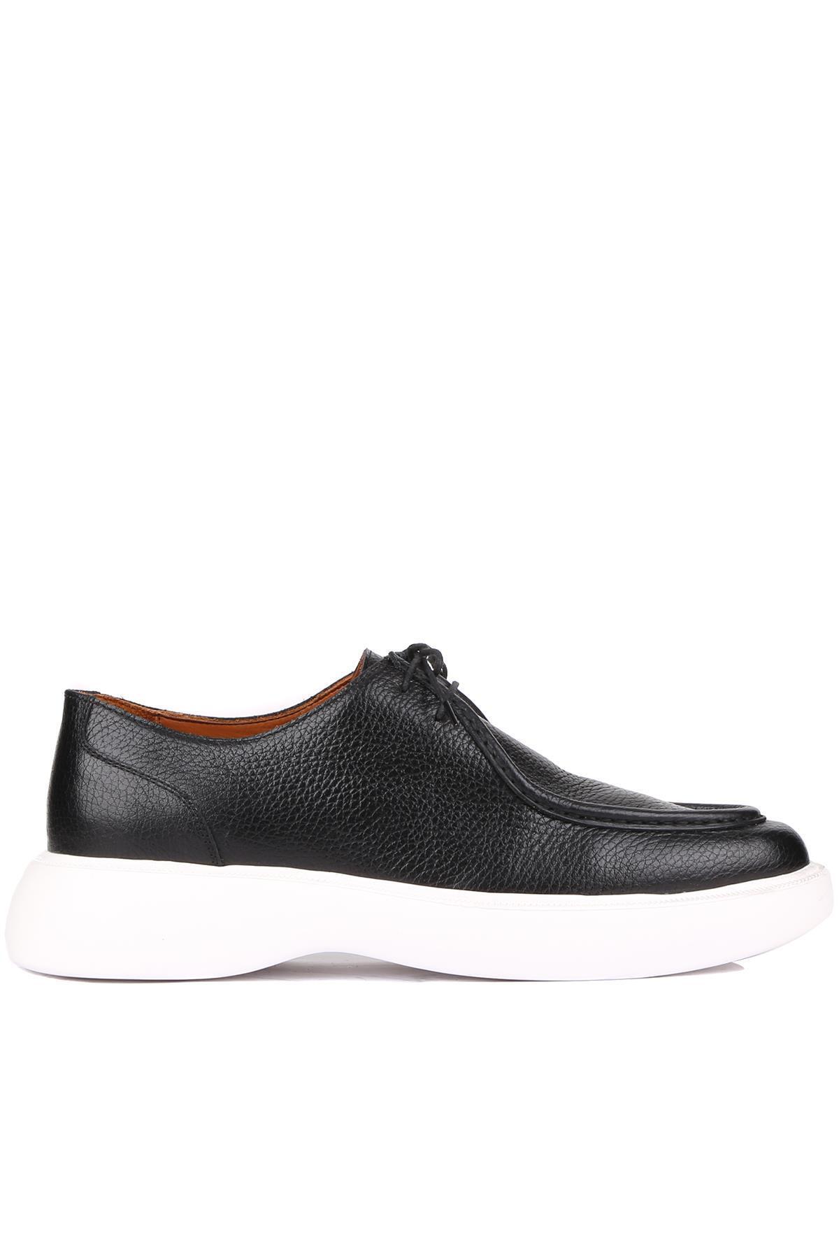 کفش کژوال مشکی مردانه پاشنه تخت Shoetyle - کد 799696478