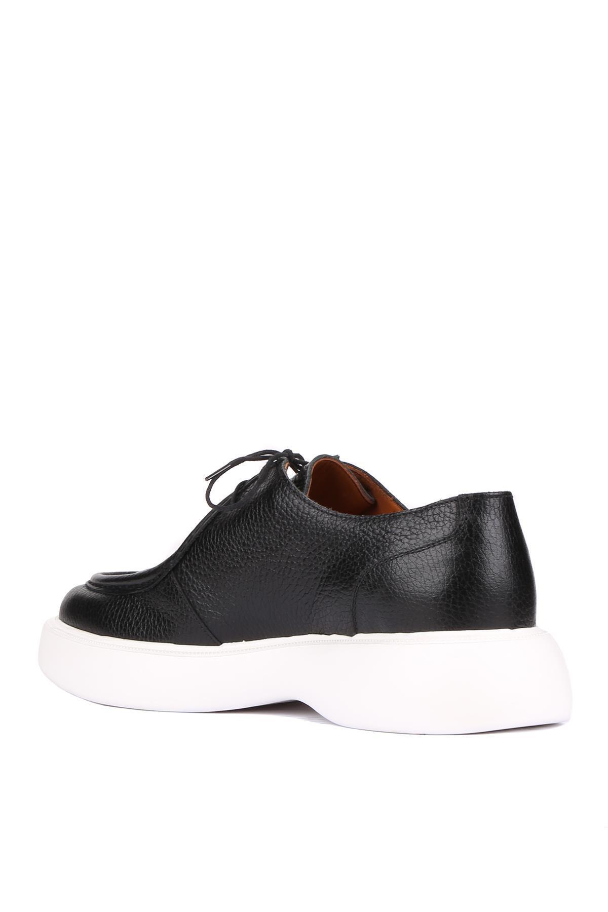 کفش کژوال مشکی مردانه پاشنه تخت Shoetyle - کد 799696478