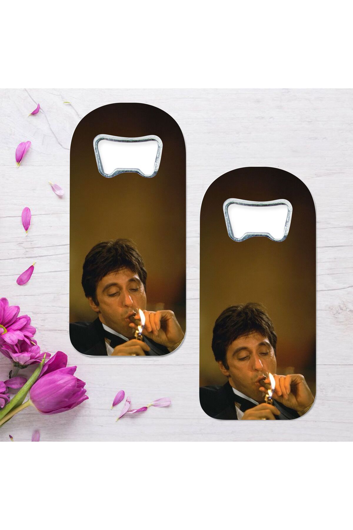 BENİMSER REKLAM Al Pacino Özel Tasarımlı Oval Uzun Açacaklı Magnet