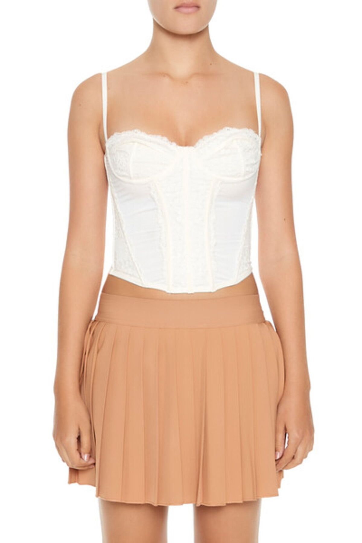 Forever 21 Pileli Mini Tenis Şort Etek