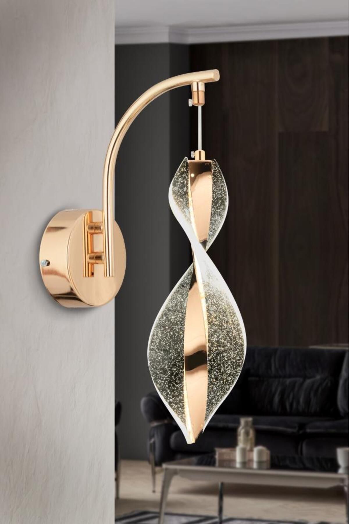 İstanbul Avize İstanbul Avize Aplik Mars Gold Ledli Lüx Modern Aplik