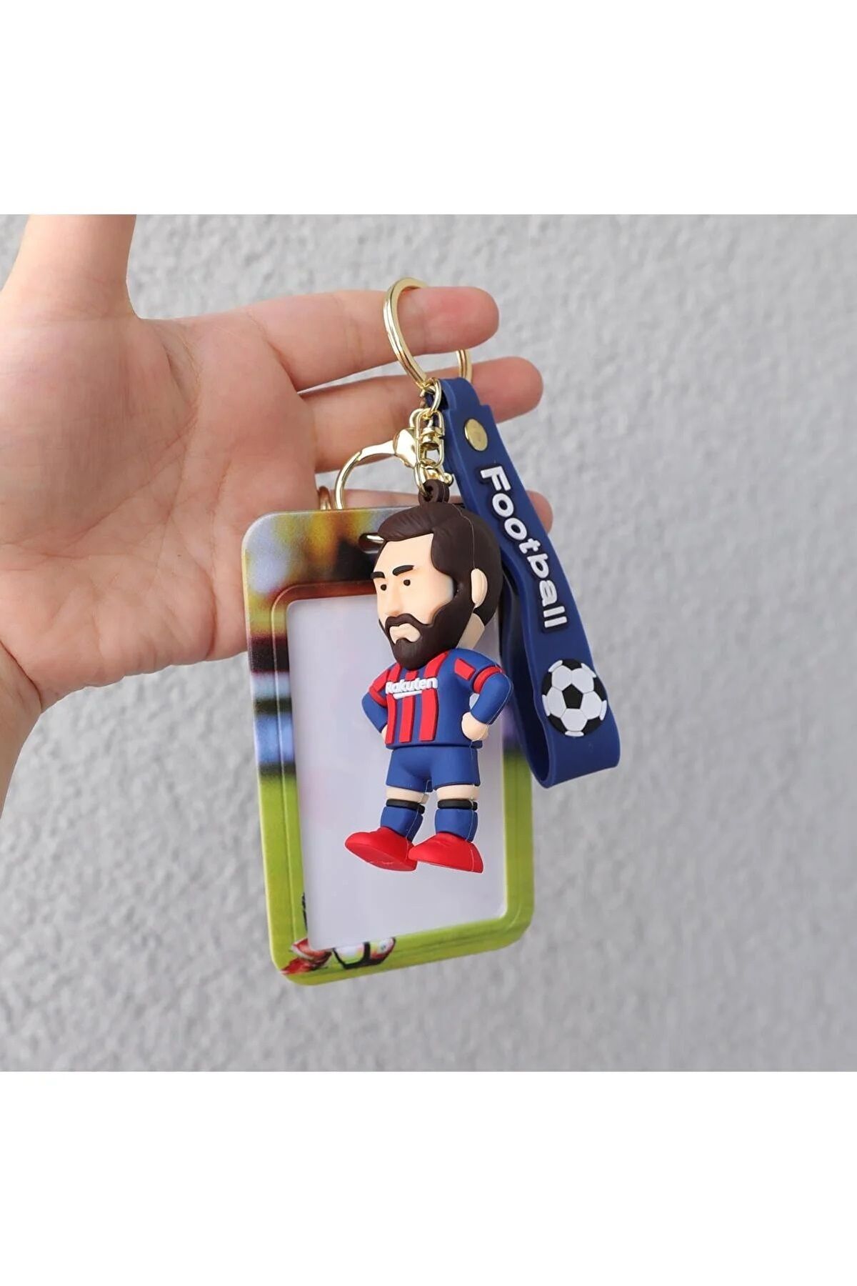 oyuncakçı savaş & europe shop Futbol Yıldızı Messi Anahtarlık Kartlık barselona