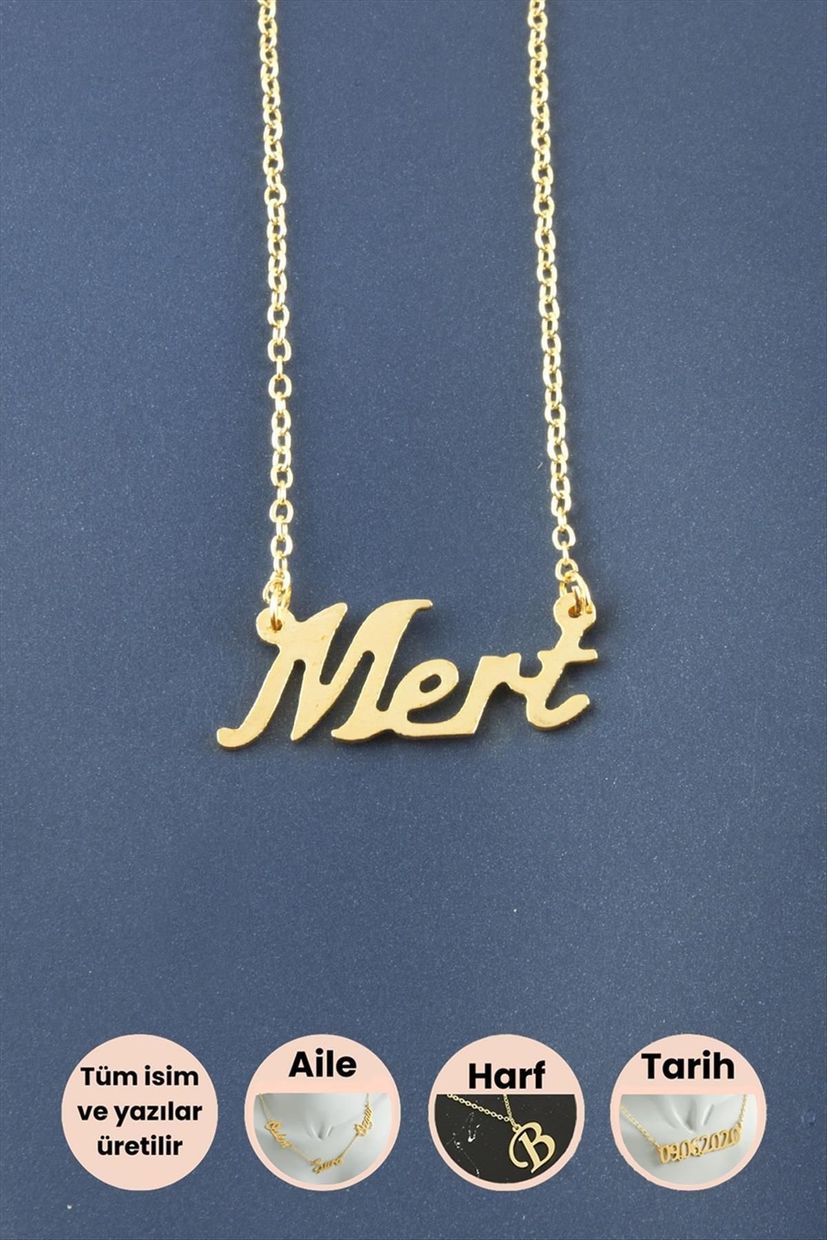 Bijuteri Net Mert İsimli Kolye
