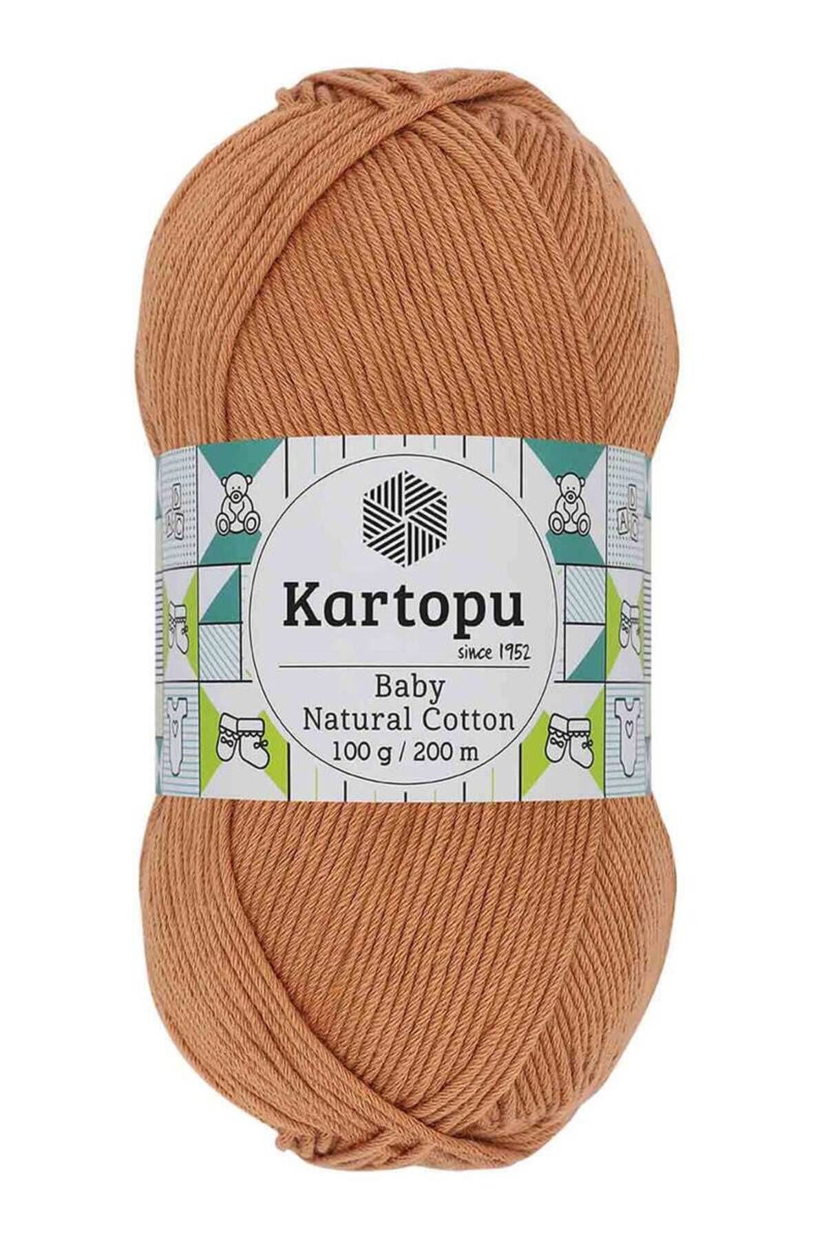 RENGİNN Kartopu Baby Natural Cotton El Örgü Ipi Kiremit Tozu K261