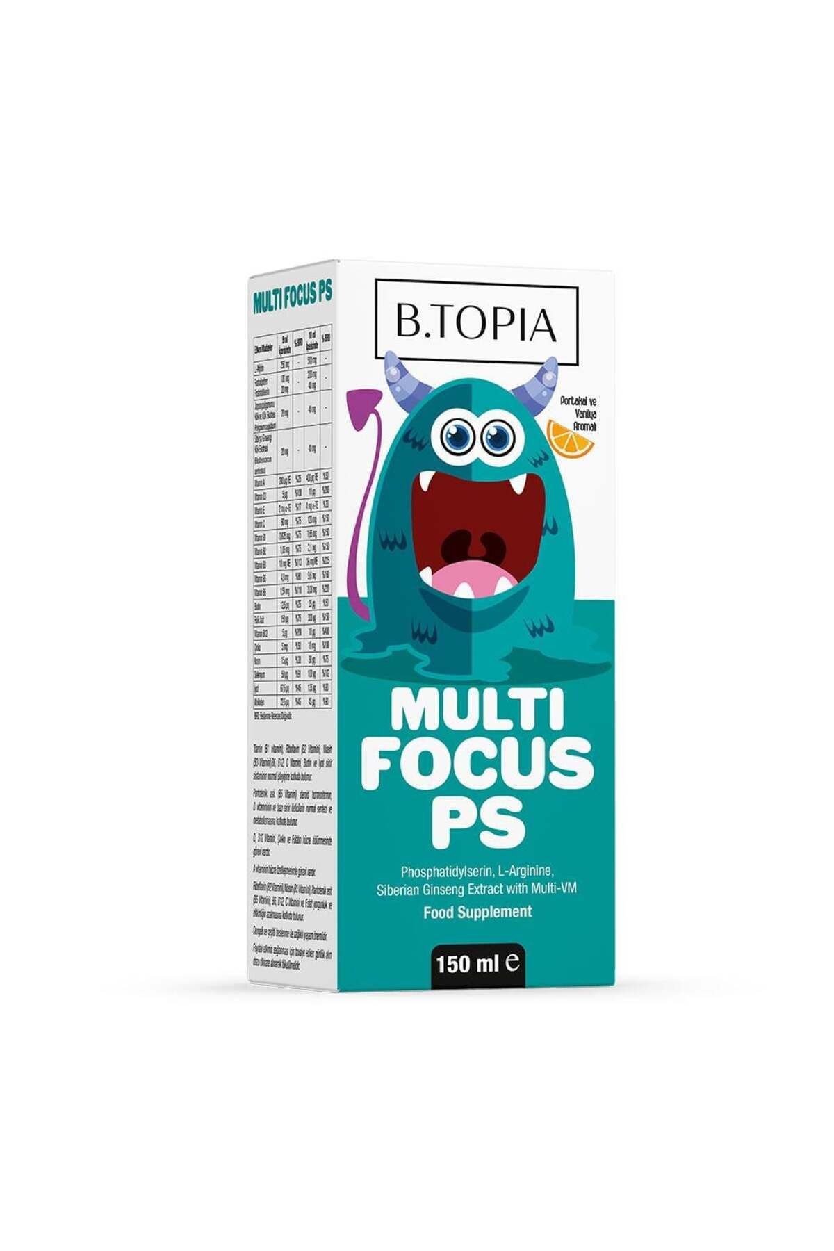 B.TOPIA Multi Focus Ps Şurup 150 ml
