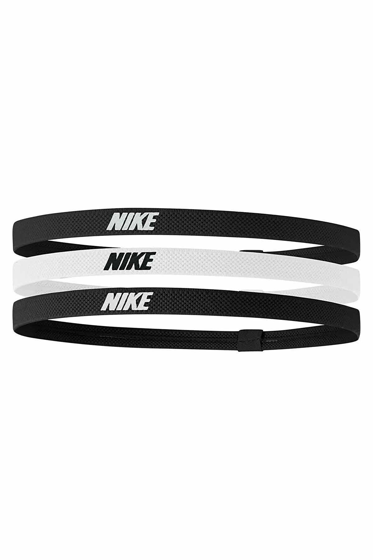 Nike Elastic Headbands 2.0 3 Adet Unisex Saç Bandı Siyah - %50 İndirimli