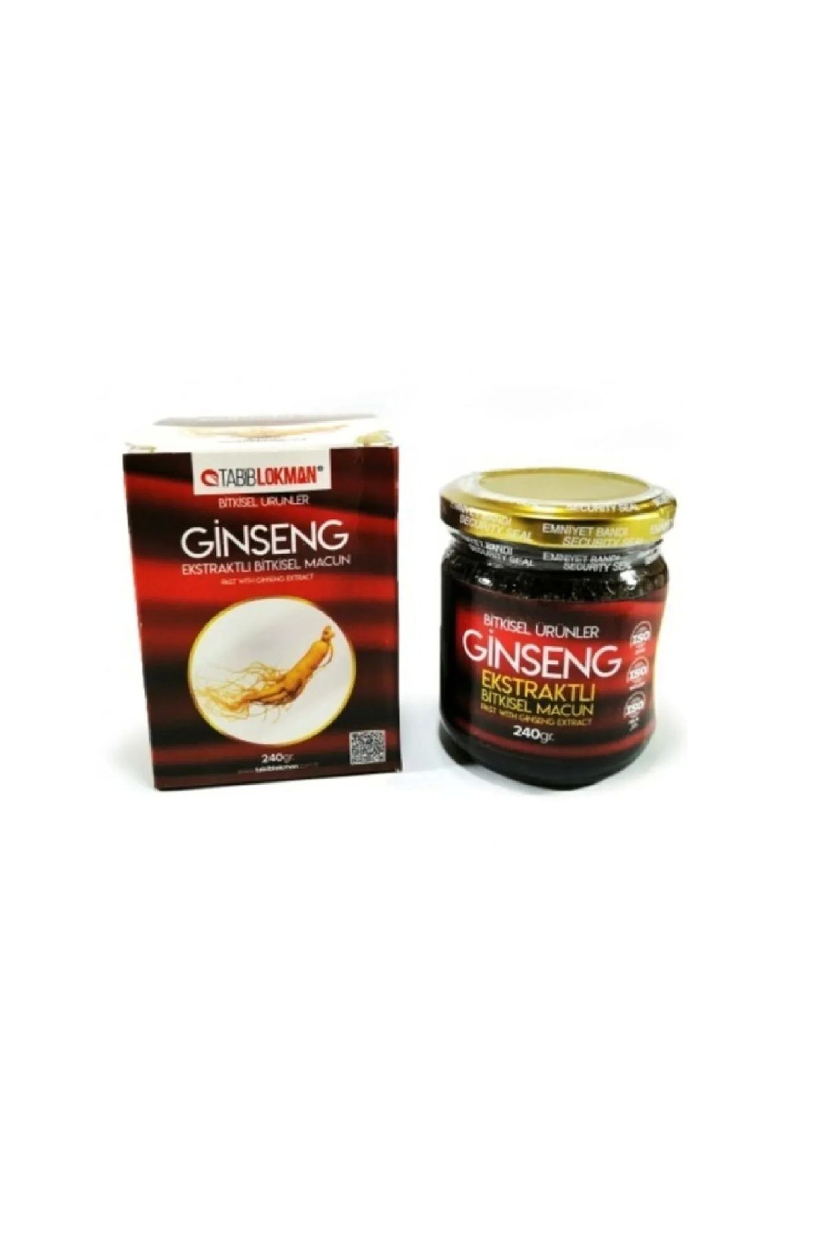 macun dünyası Tabib Lokman Ginseng Ekstraktlı Bitkisel Macun 240 Gr.
