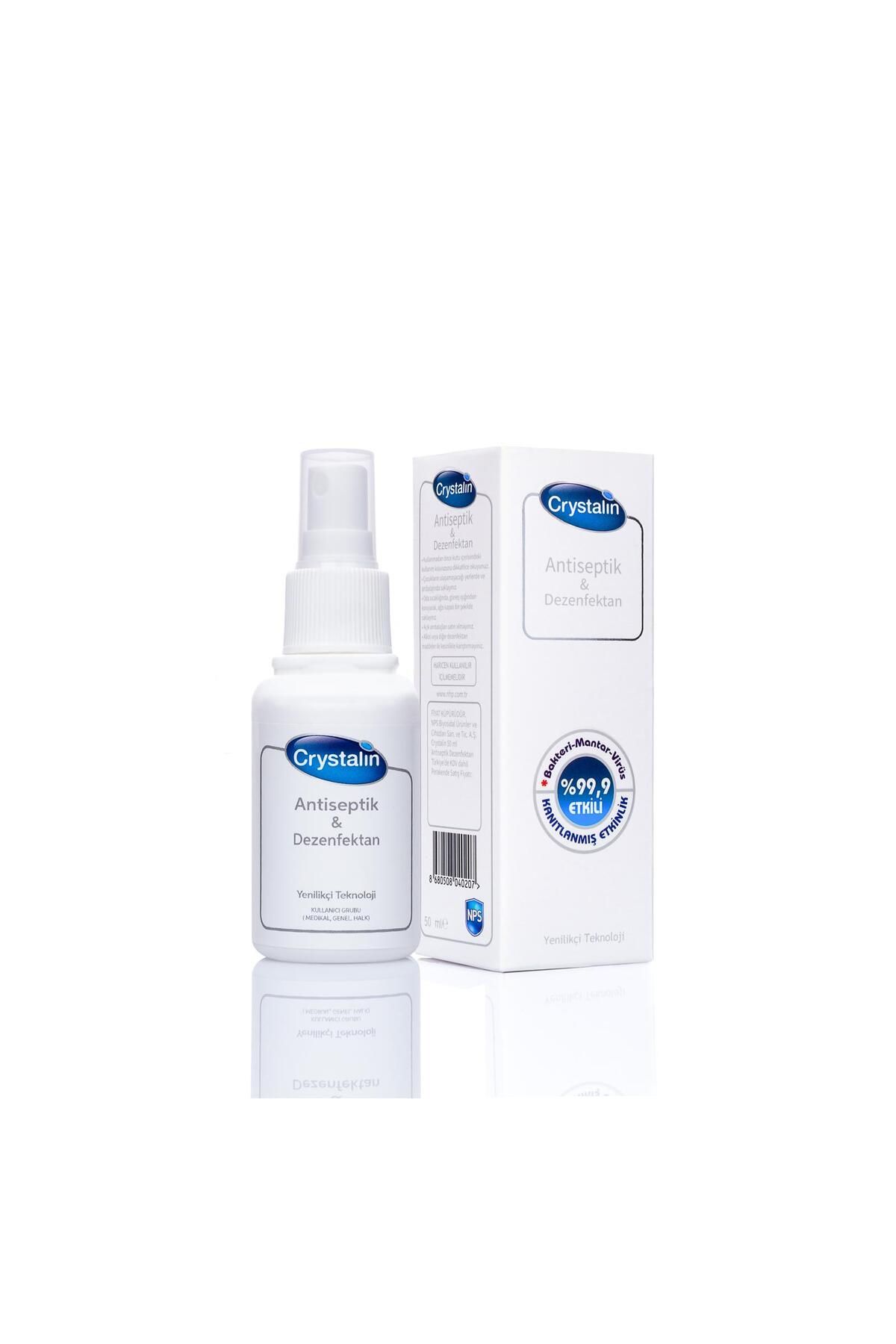 Crystalin İnsan Sağlığı 50 ml Antiseptik Dezenfektan