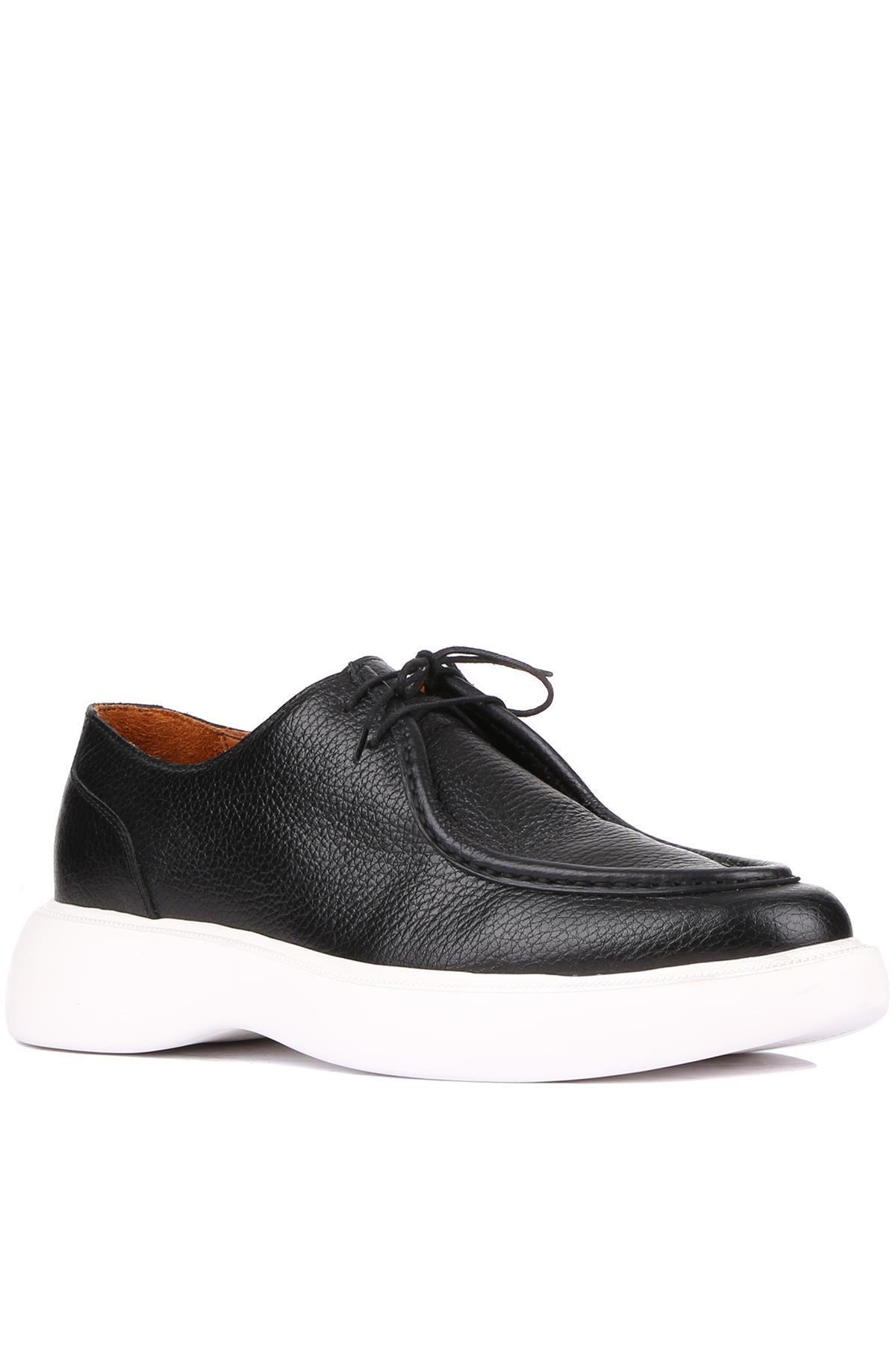 کفش کژوال مشکی مردانه پاشنه تخت Shoetyle - کد 799696478
