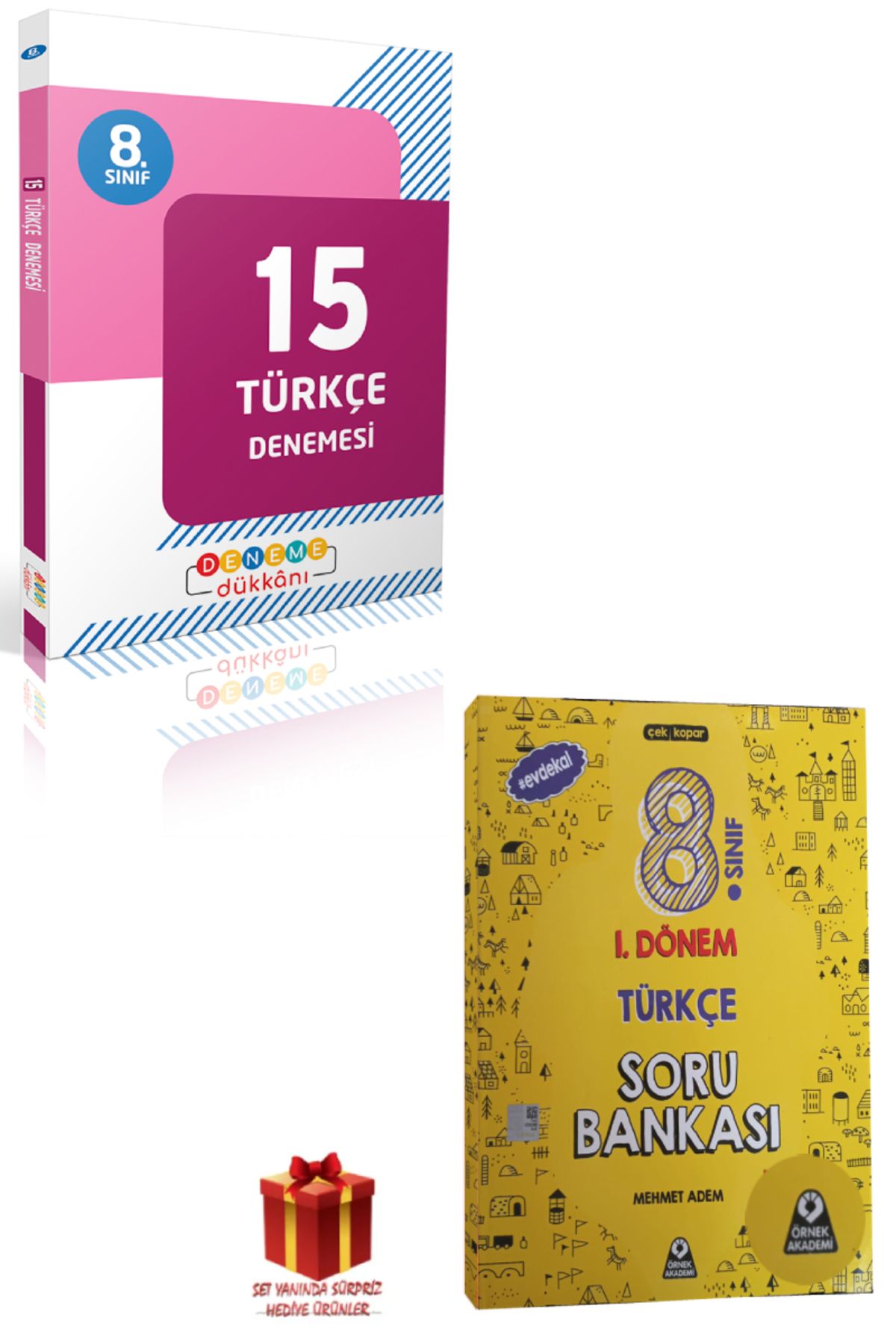 Örnek Akademi Yayınları Örnek Yayınları 8. Sınıf LGS Matematik 1. Dönem Soru Bankası+8. Sınıf Türkçe 1. Dönem Soru Bankası