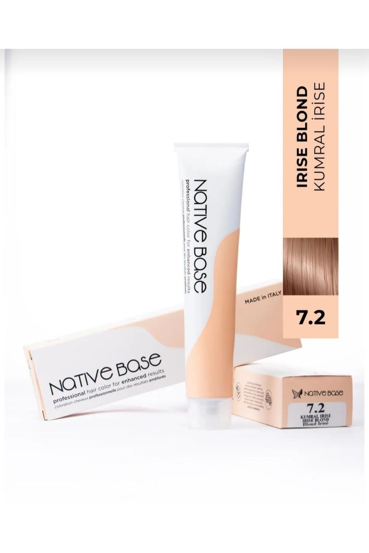 Native Base Saç Boyası 7.2 Kumral Irise 100 ml