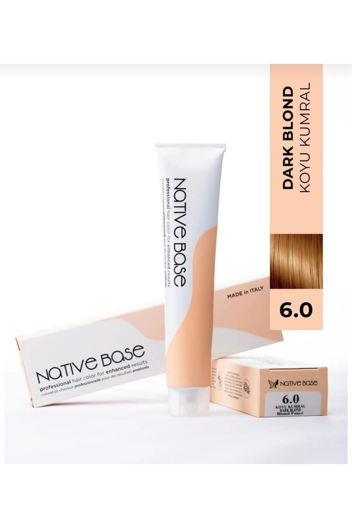 Native Base Saç Boyası 6.0 Koyu Kumral 100 ml