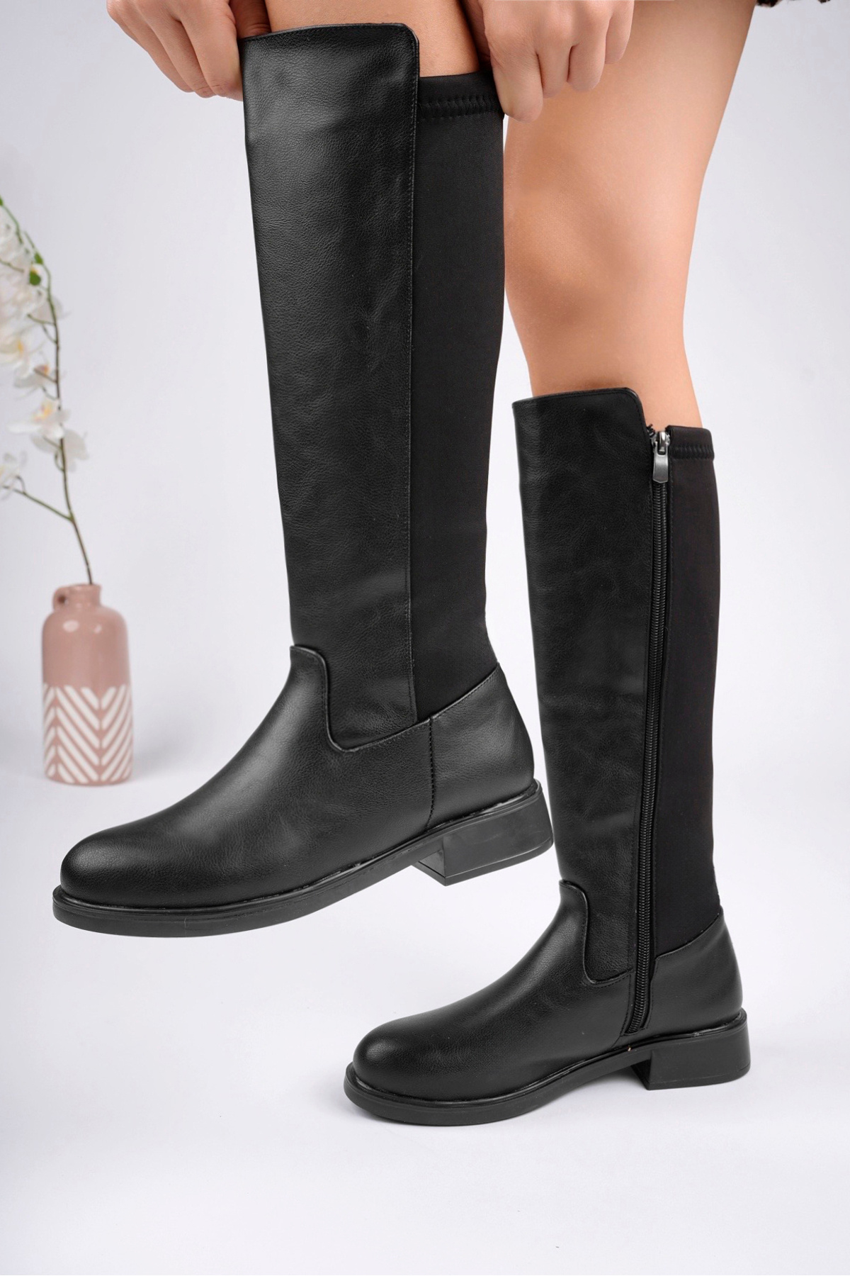 Freemax Esnek Dalgıç İçi Kürklü Ortopedik İç Tabanlı Kauçuk