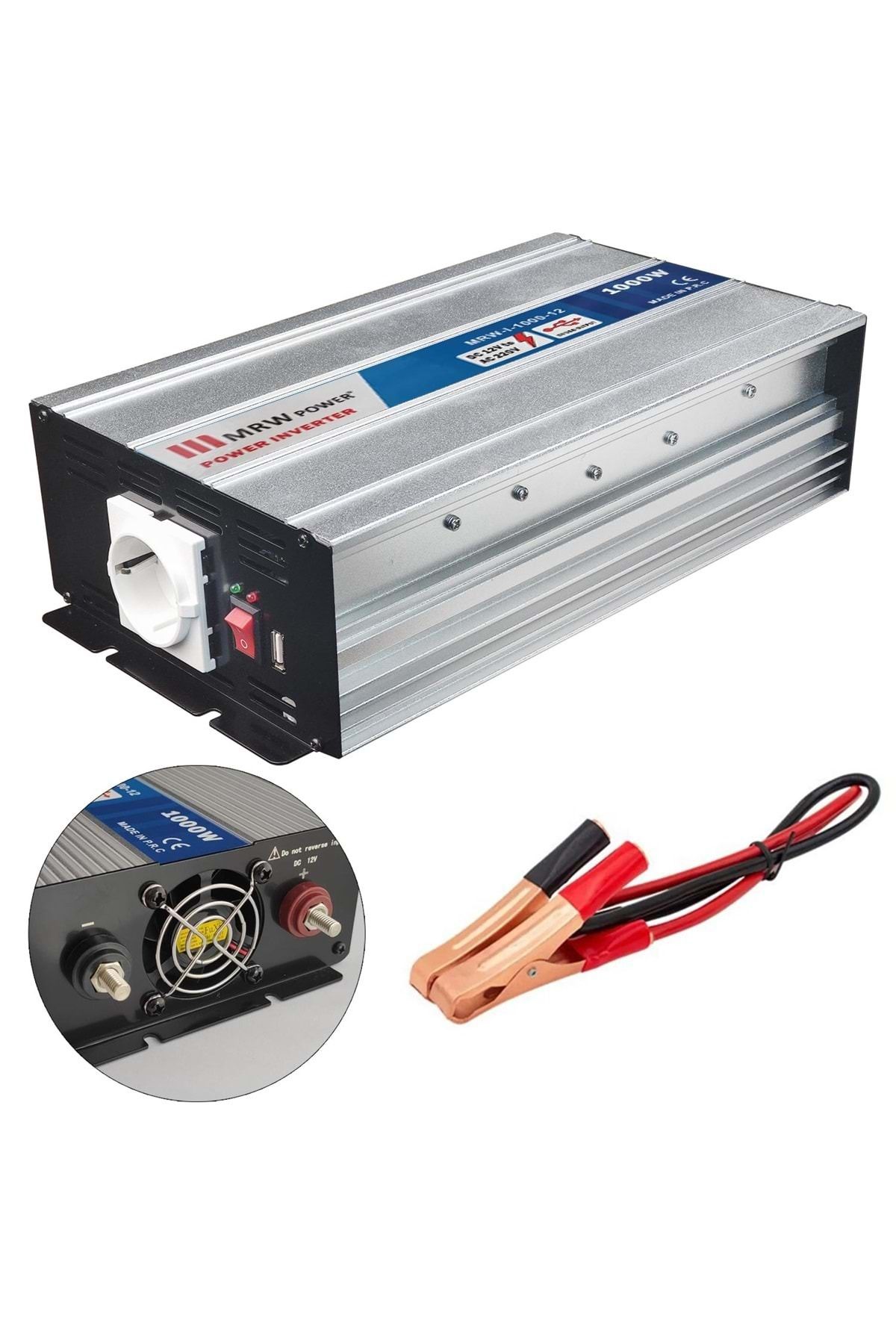 Mervesan İNVERTER MODİFİYE SİNÜS 12V 1000W MERVESAN MRW-I-1000-12