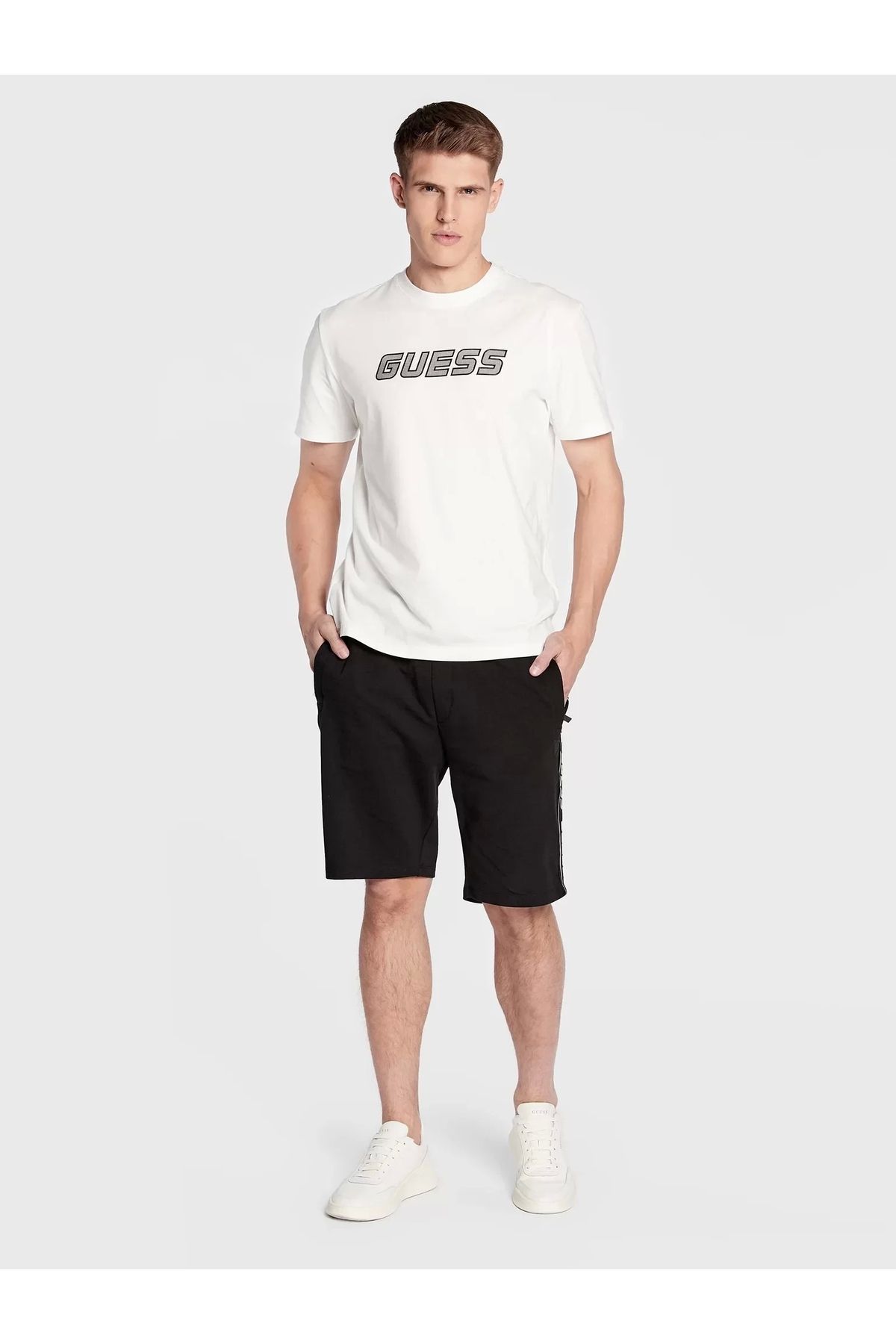 Guess Arlo Short Erkek Siyah Şort Z2yd02k6zs1-jblk