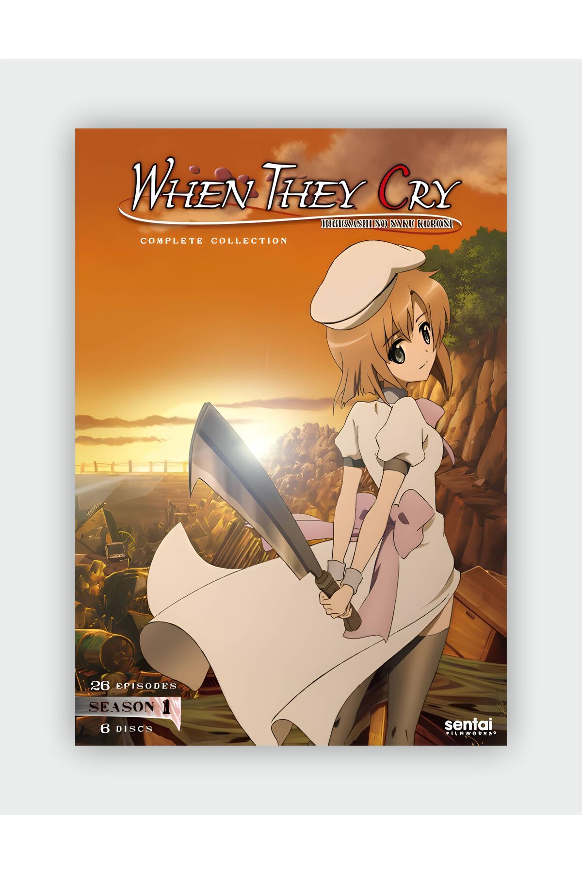 fırsatlar diyarı Higurashi no Naku Koro ni Anime Hd Manga Duvar Posteri - Kalın Kağıt - Çerçevesiz