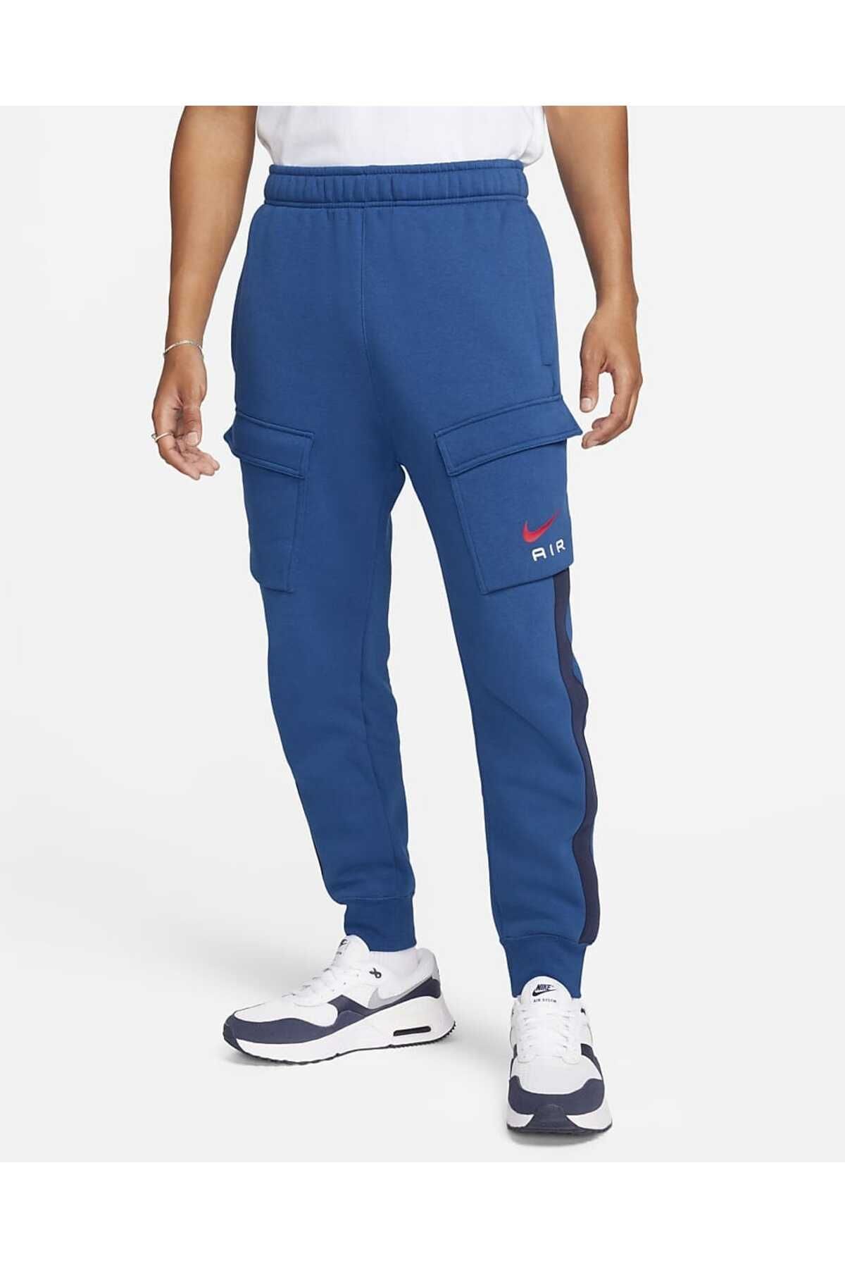 Nike Sportswear Air Fleece Pamuklu Şardonlu Cargo Erkek Eşofman Altı