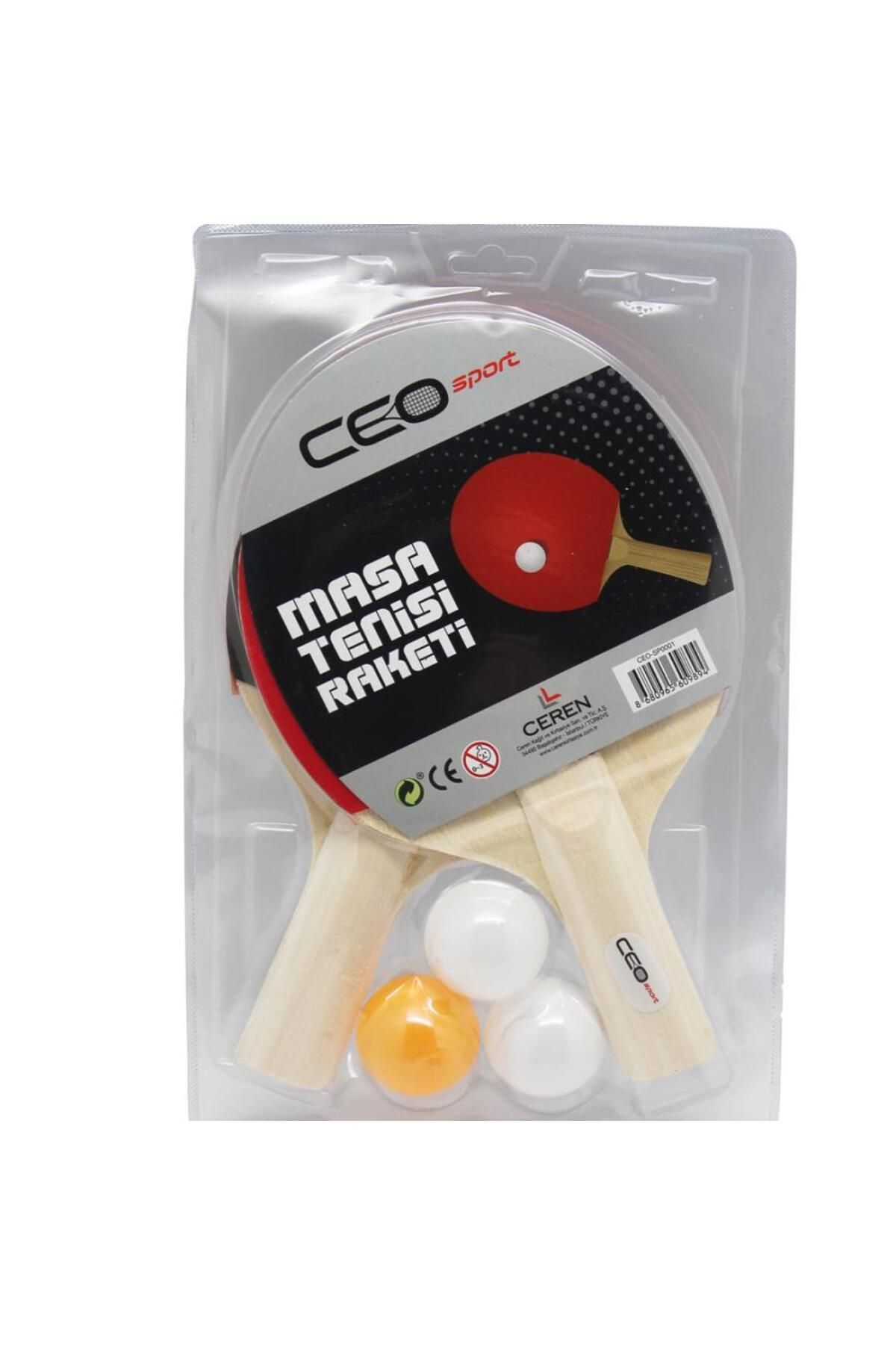 Ceo Sport Masa Tenisi Seti (2 Raket+3 Top)