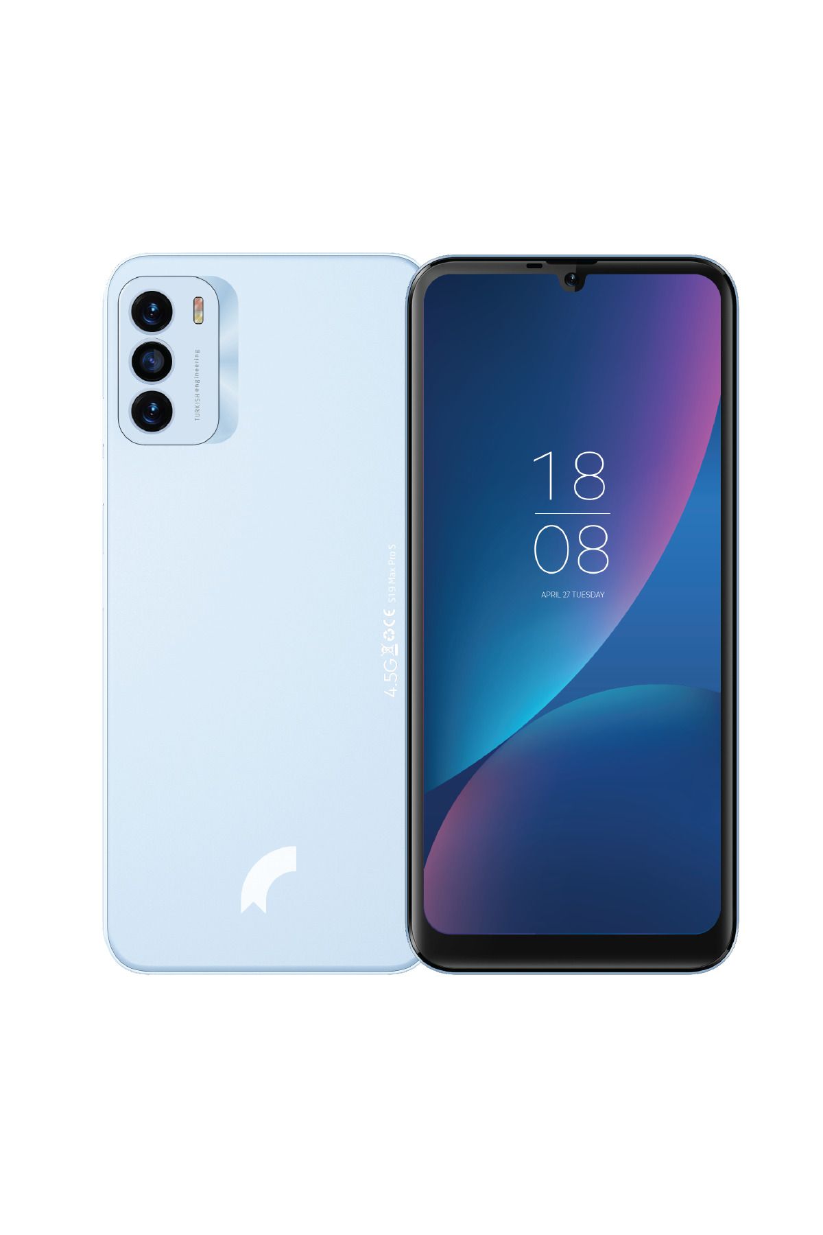 Reeder S19 Max Pro S 8GB+128 GB AçıkMavi Cep Telefonu