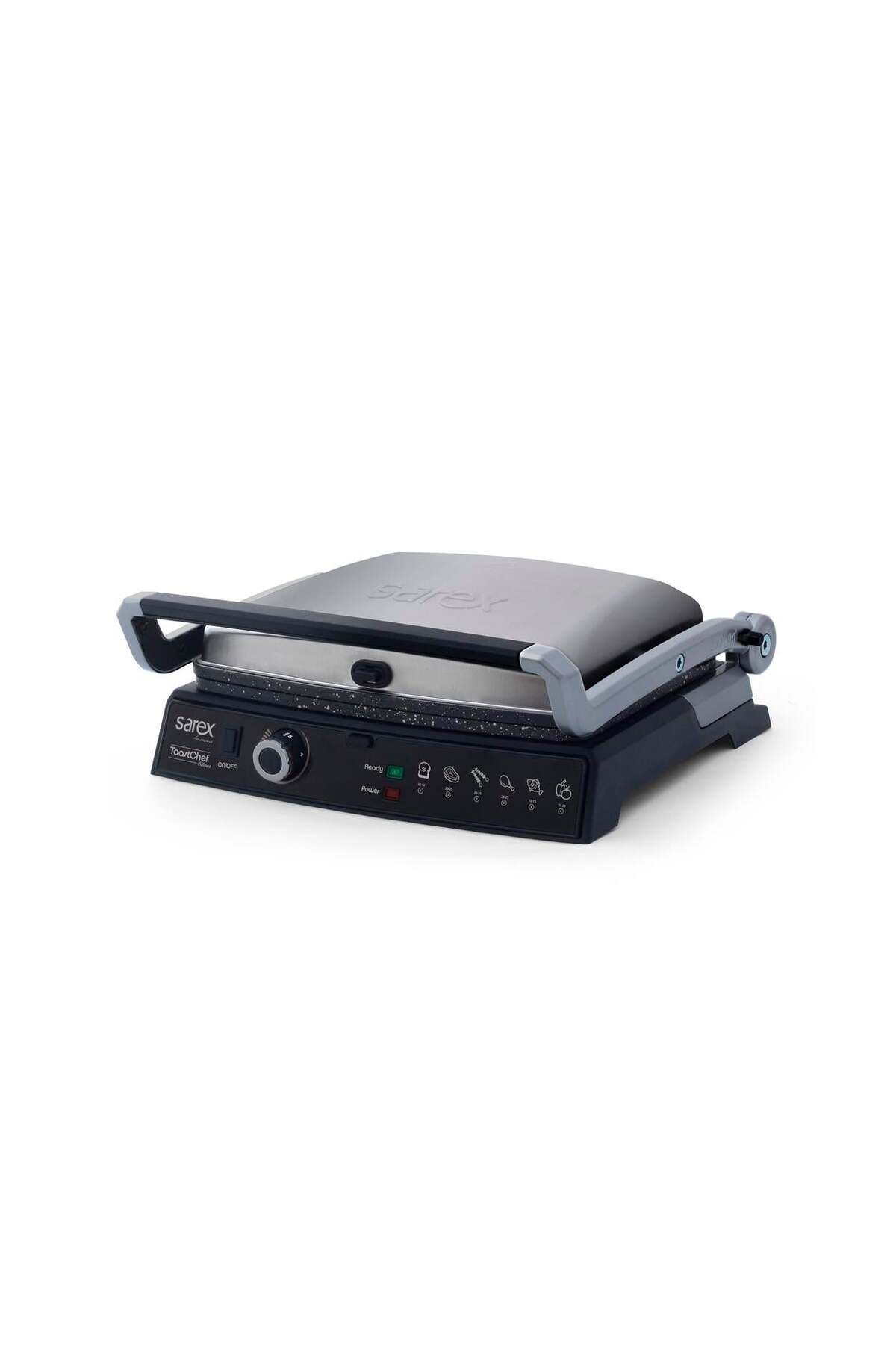 Sarex Sr-3411 Toastchef Silver Izgara Ve Tost Makinesi