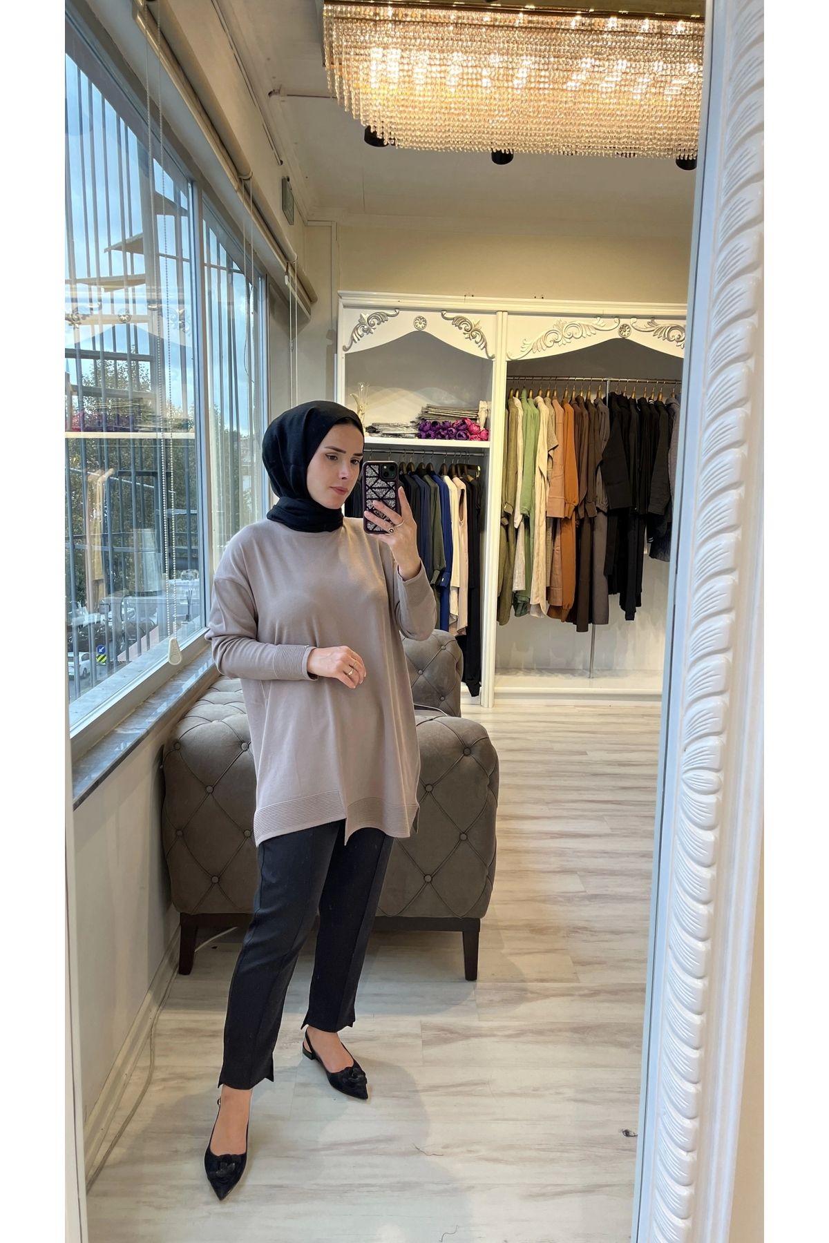 Invee İNVEE 6840 Vizon Triko Tunik