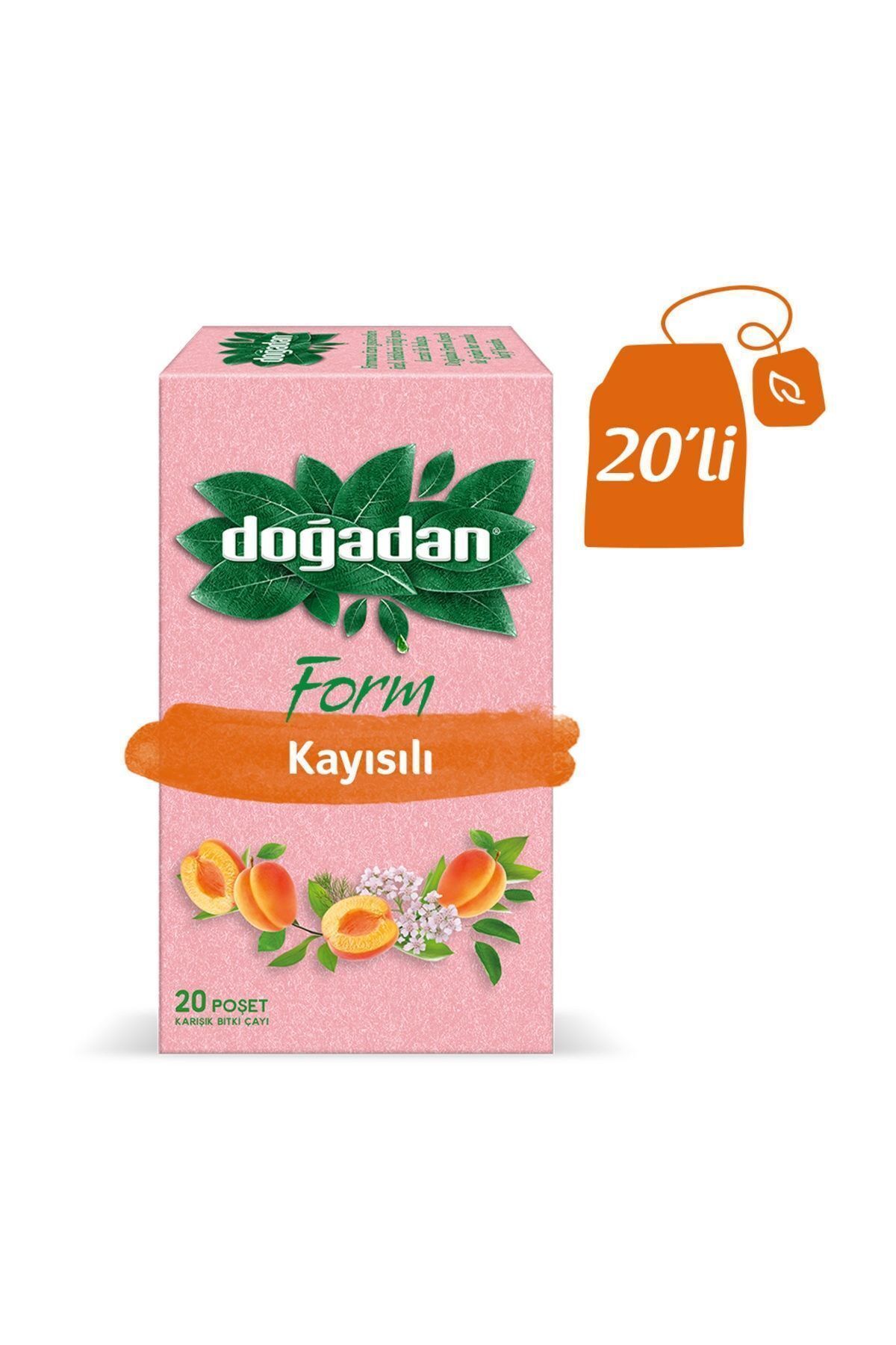 Doğadan Form Kayısılı Karışık Bitki Çayı 20 Adet