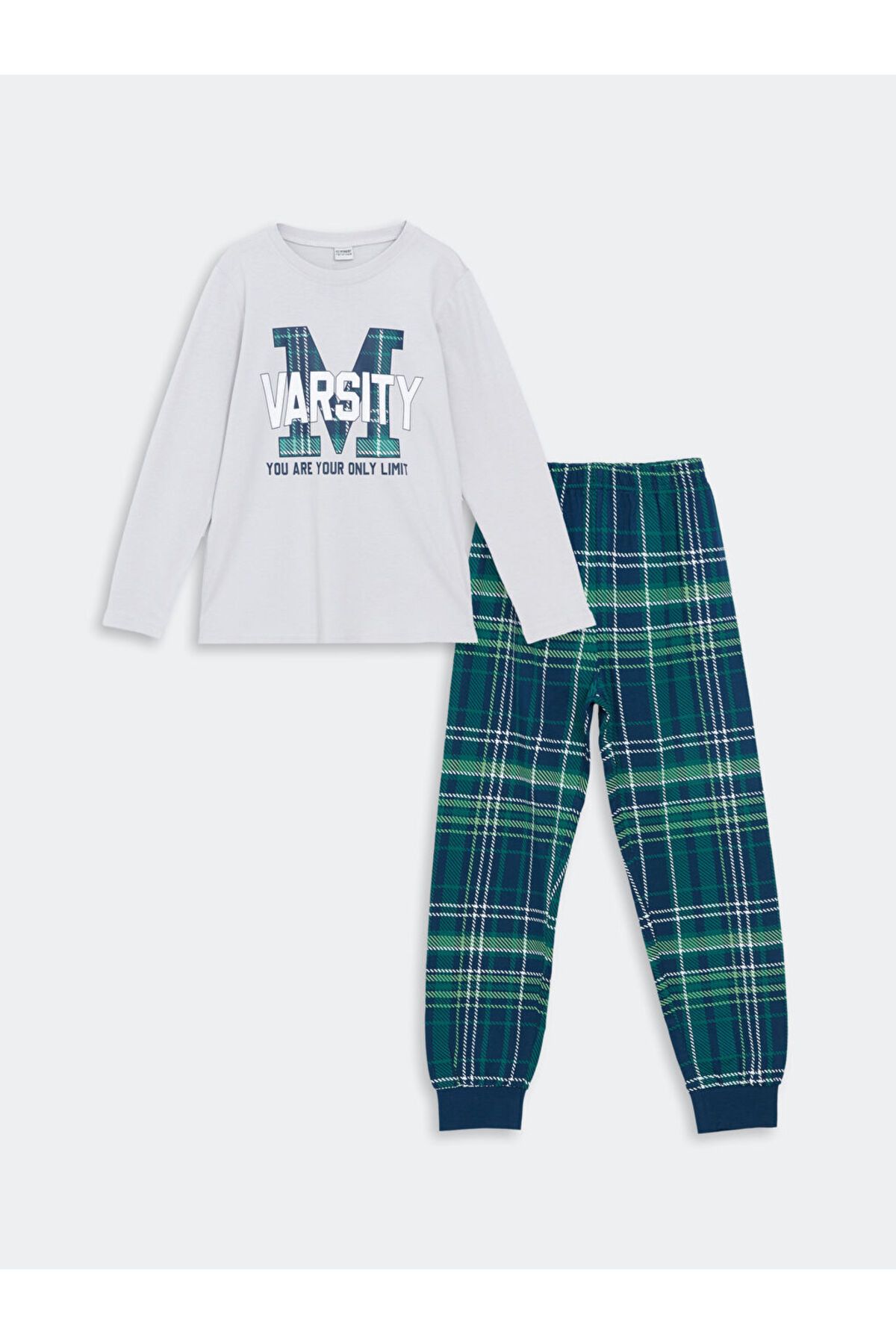 LC Waikiki Bisiklet Yaka Erkek Cocuk Pijama Takimi - W4DD79Z4