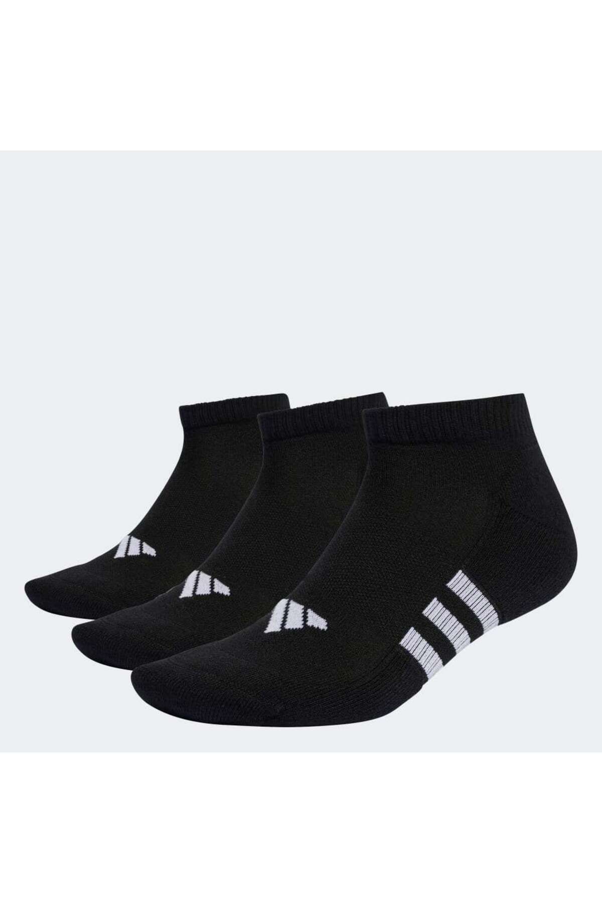 adidas Performance Cushioned Low Çorap - 3 Çift Siyah Çorap Ic9518