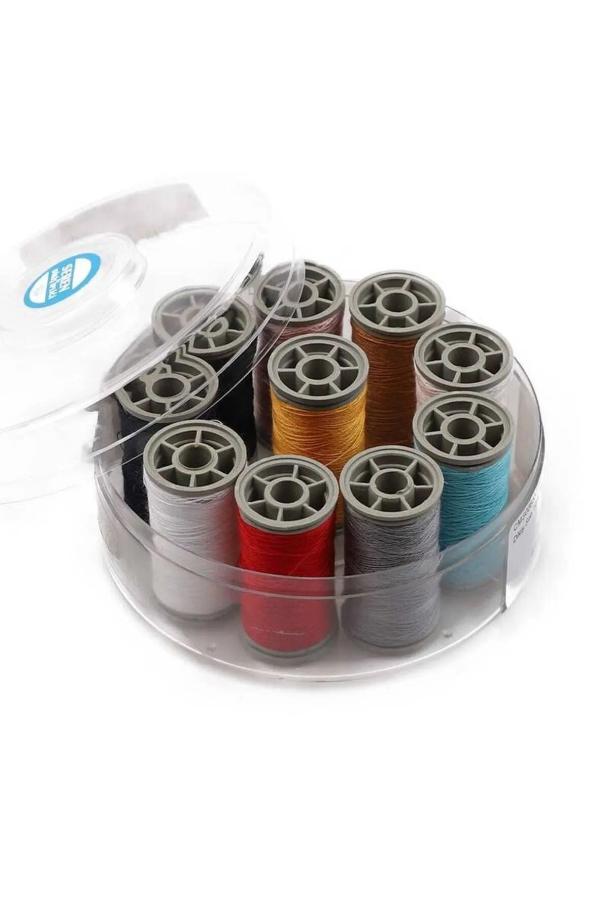 YAPRAK Zümrüt No:120 , %100 Polyester Dikiş Ipliği Kaliteli 10 Adet Farklı Makara Ip -13073