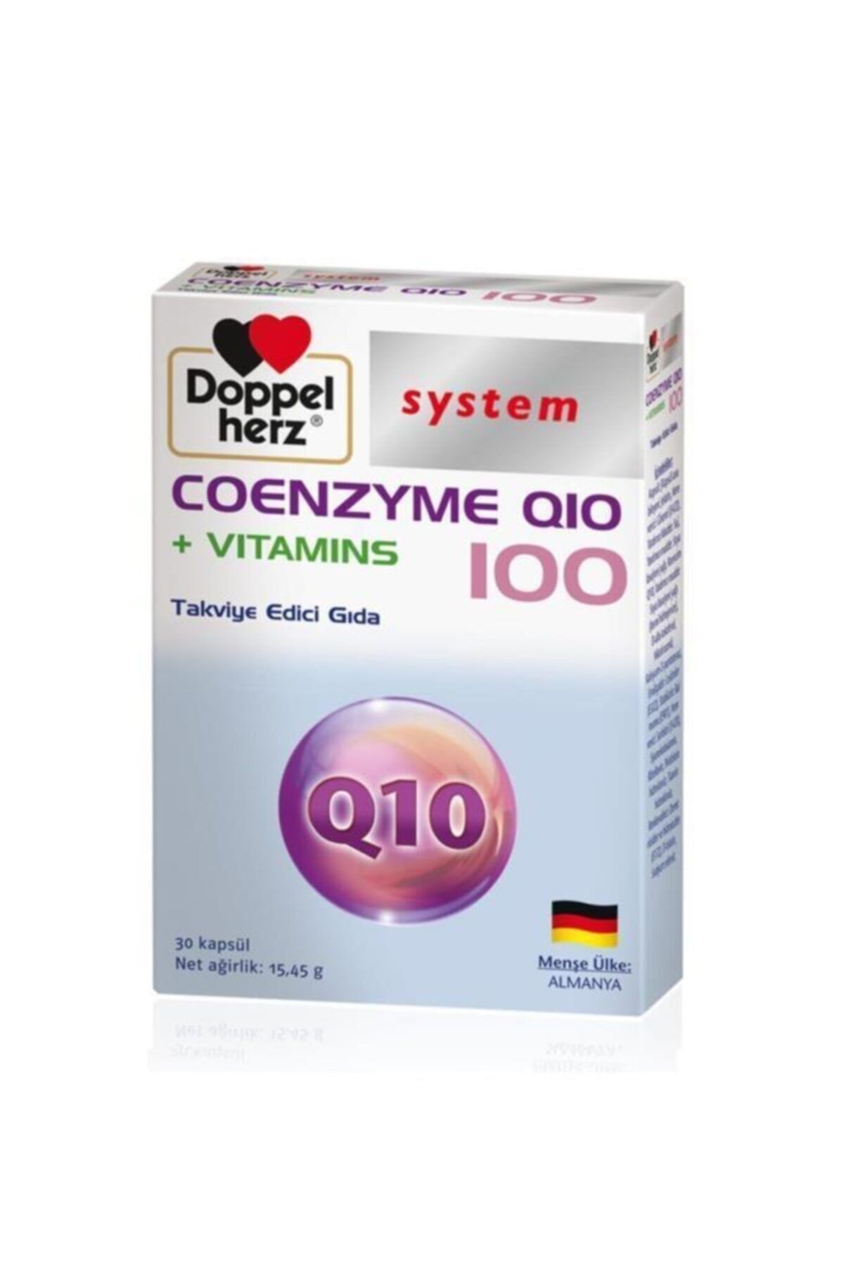 Doppelherz System Coenzyme Q10 100mg + Vitamins 30 Kapsül
