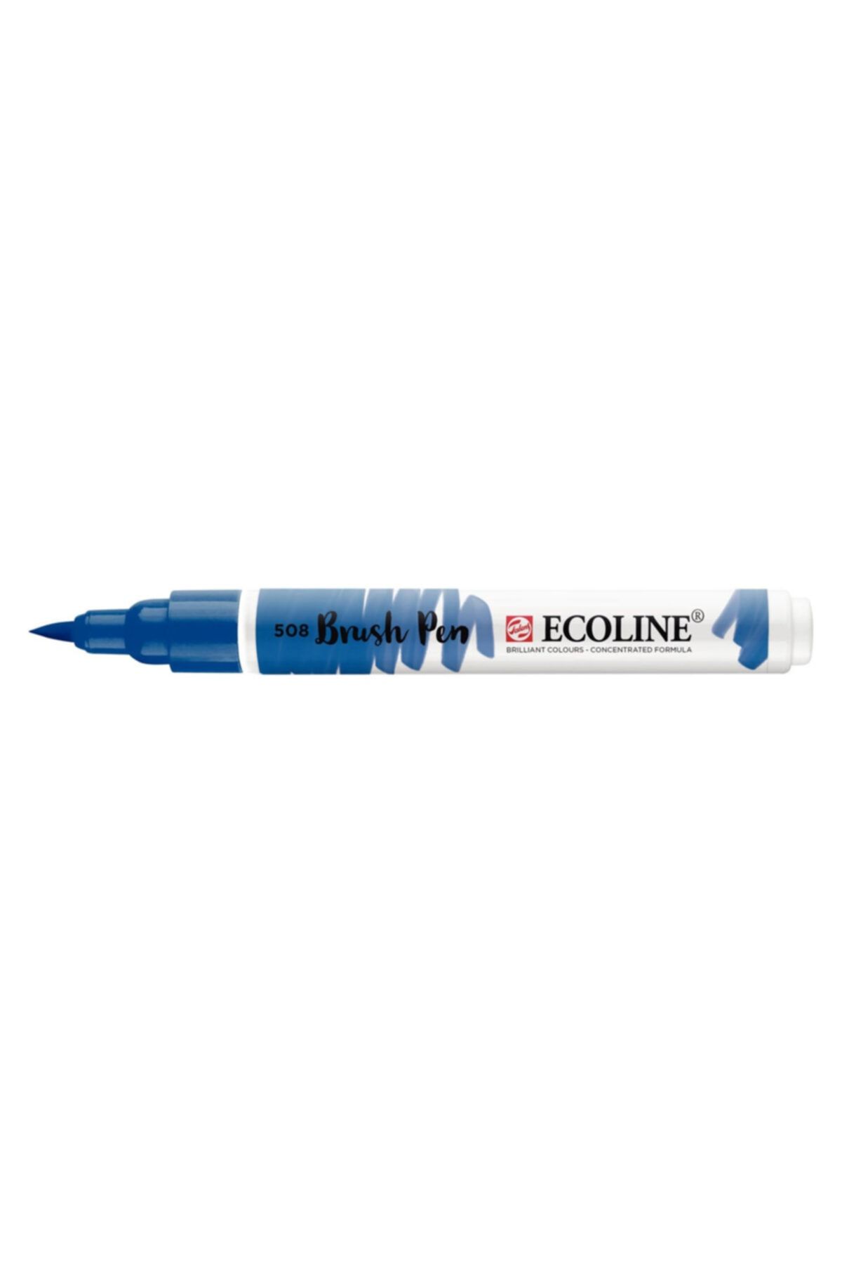 Talens Ecoline : Fırça Uçlu Sulu Boya Kalemi : Prussian Blue