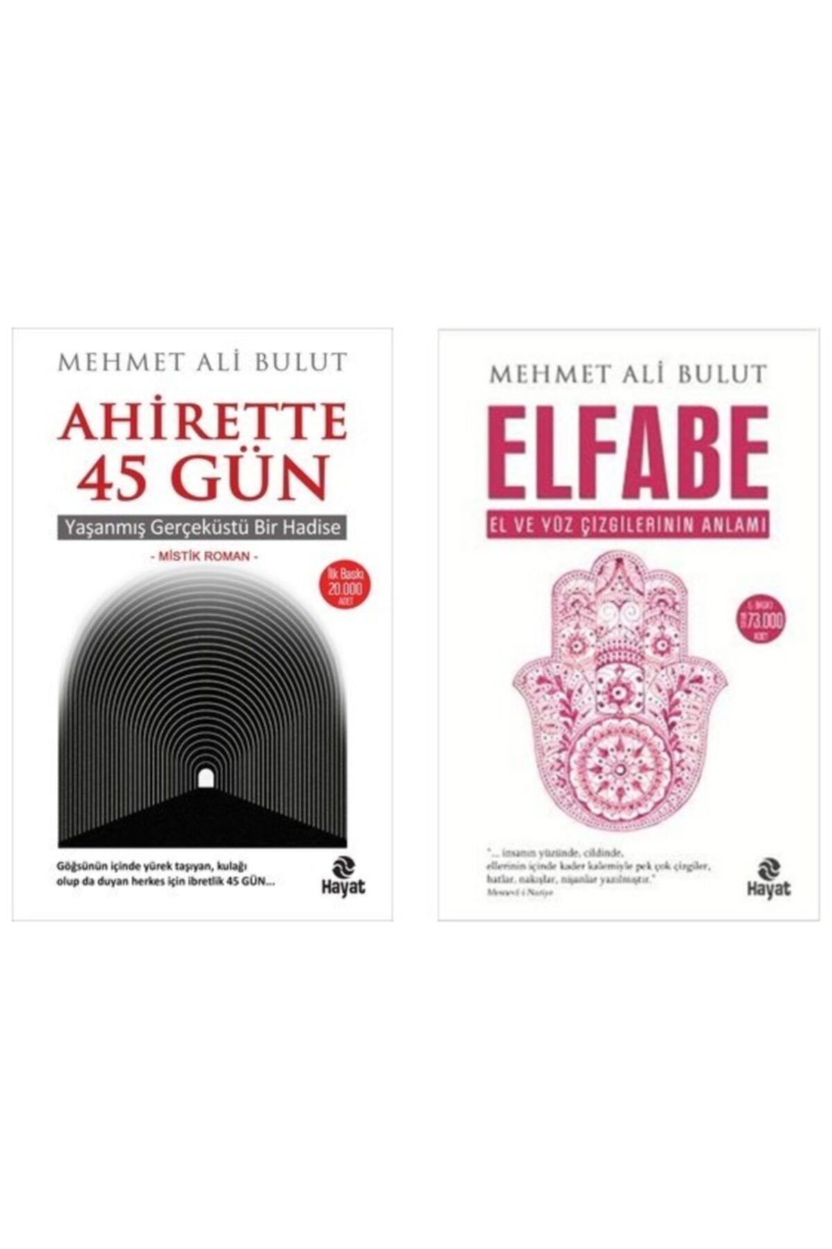 Hayat Yayınları Ahirette 45 Gün + Elfabe Mehmet Ali Bulut 2 Kitap Saadetkitap