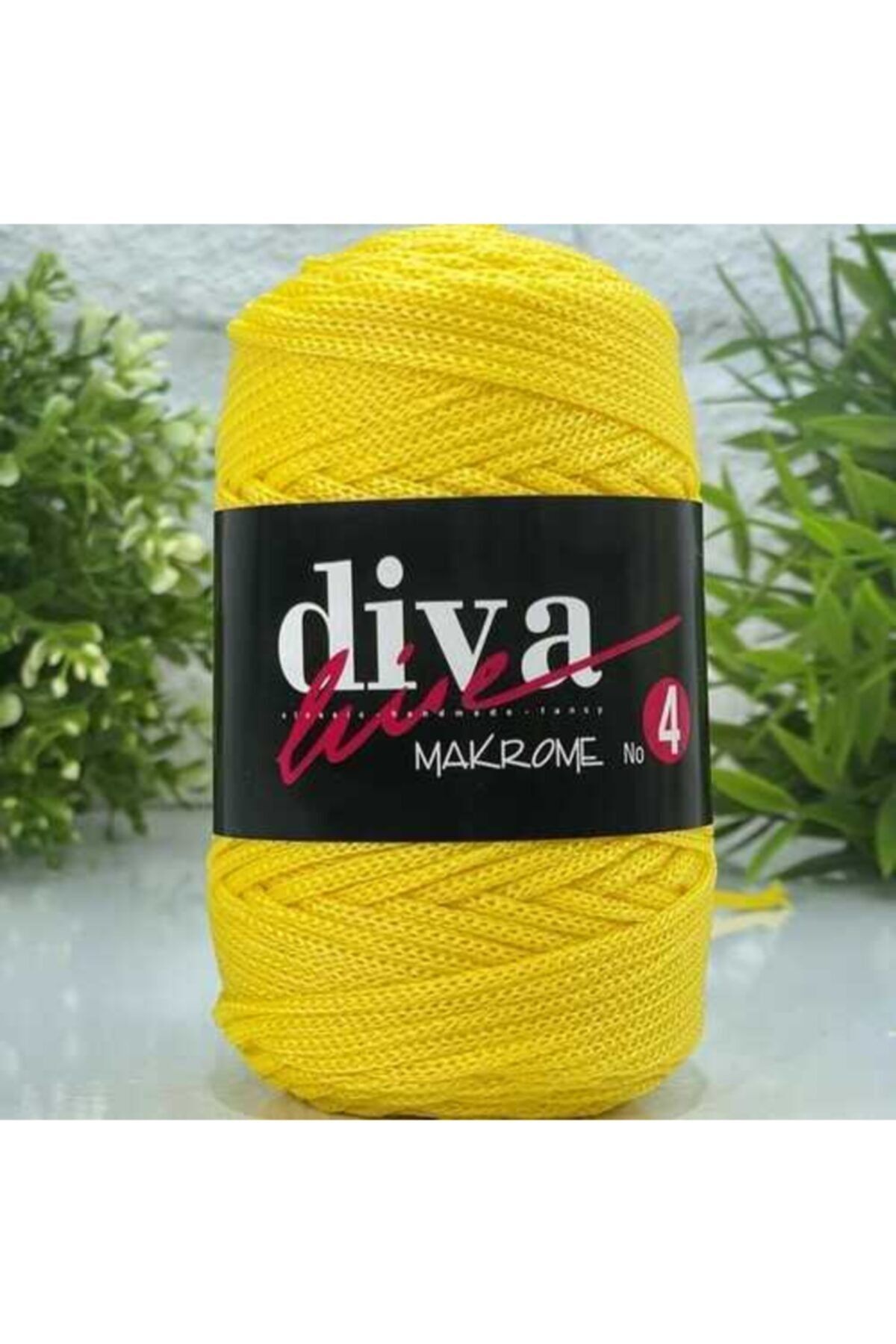 Diva İplik Diva Line Diva Makrome Ipi Kalın (no:4) 55 Sarı