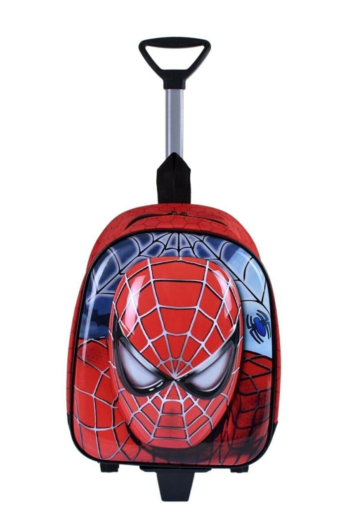 Spiderman Erkek Çocuk Örümcek Adam Spiderman Çekçekli Anaokul Çantası