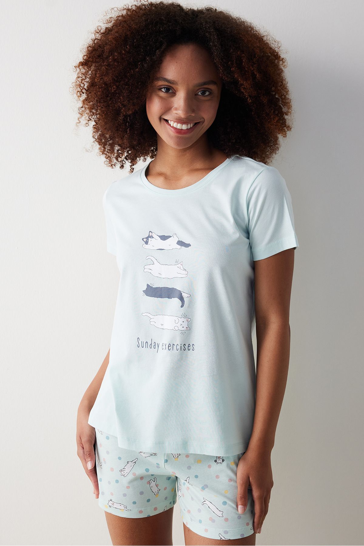 Penti Cute Cats Pijama Şort Set
